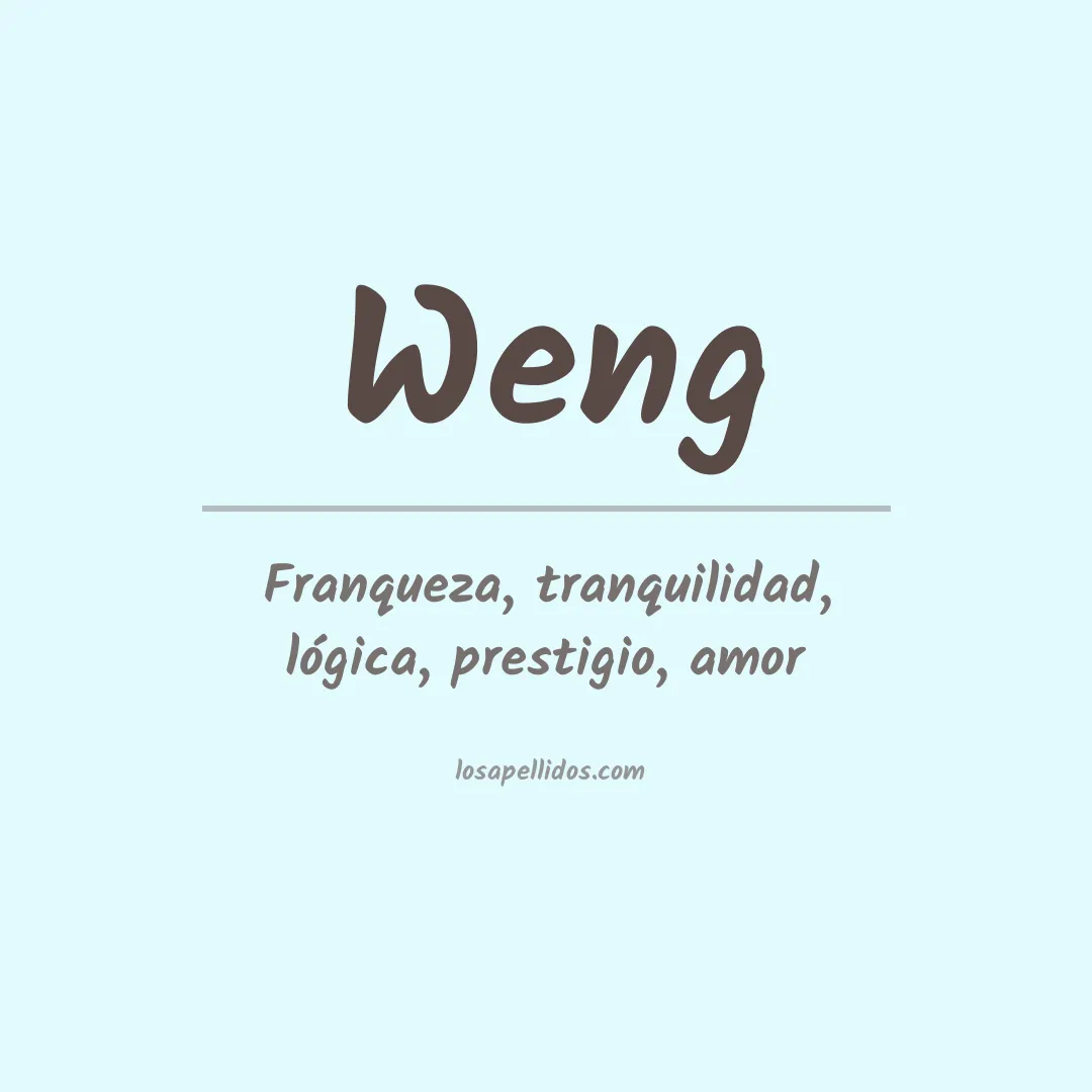 Apellido Weng