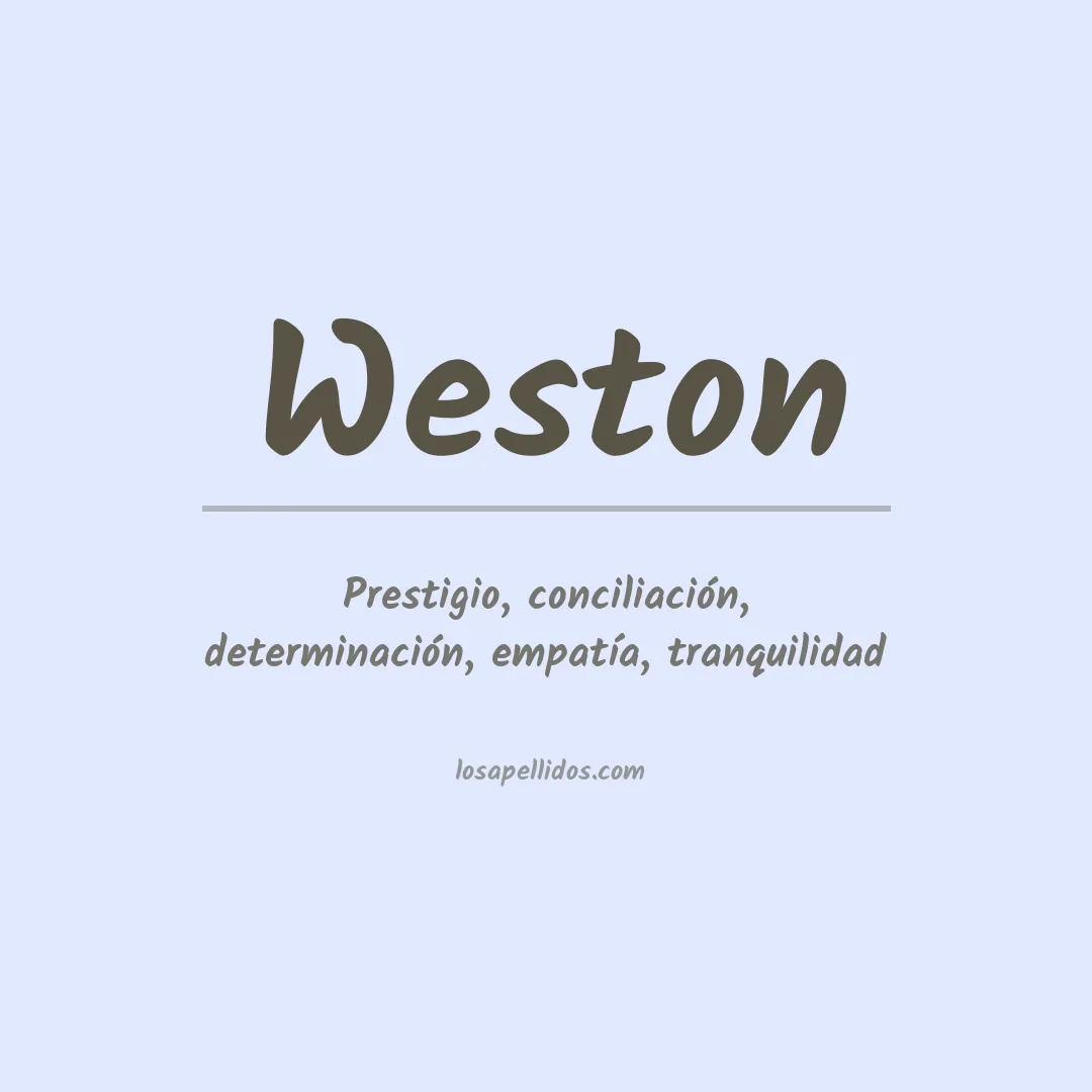 Apellido Weston