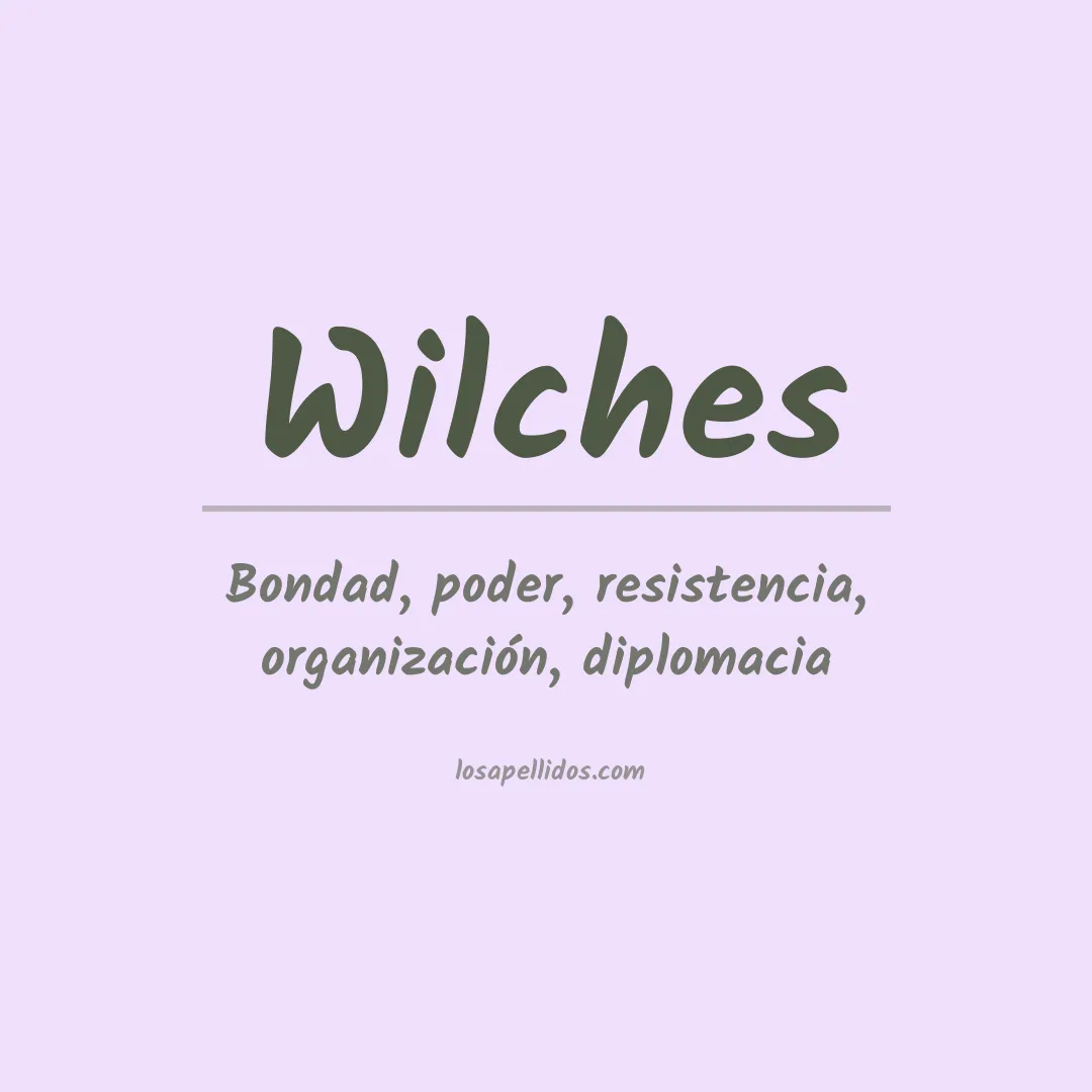 Apellido Wilches