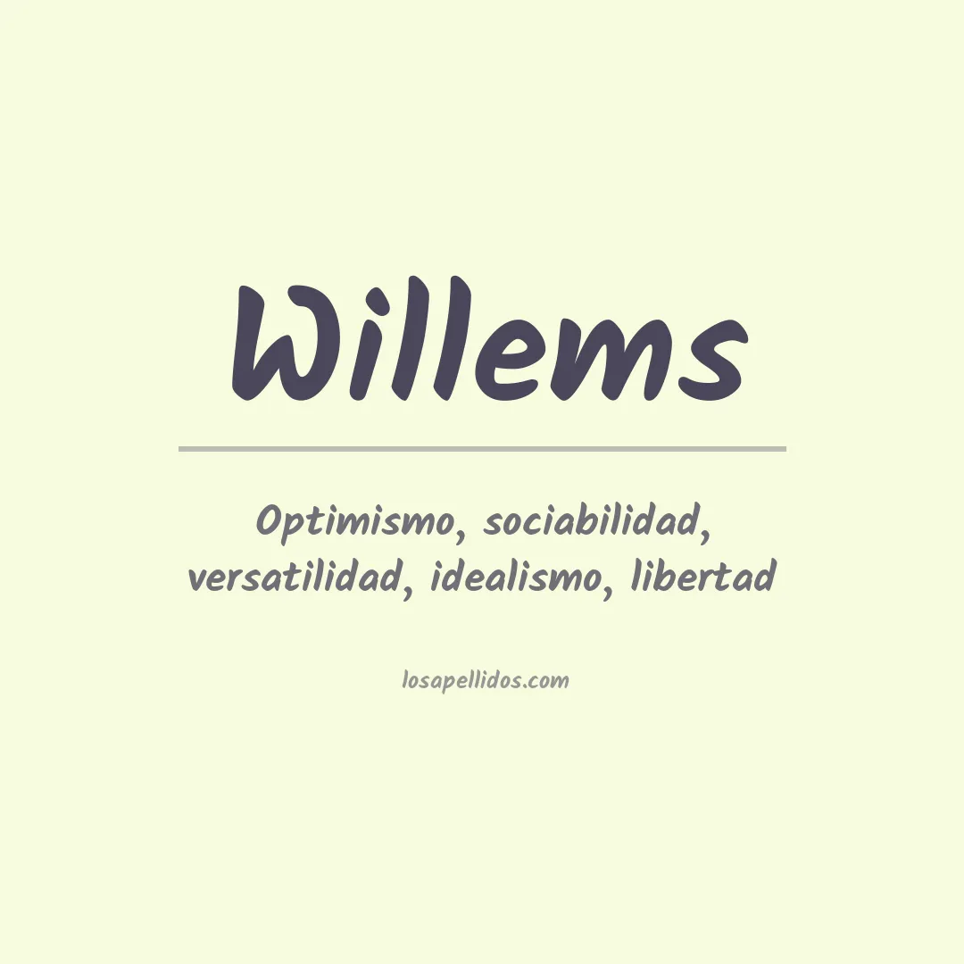 Apellido Willems