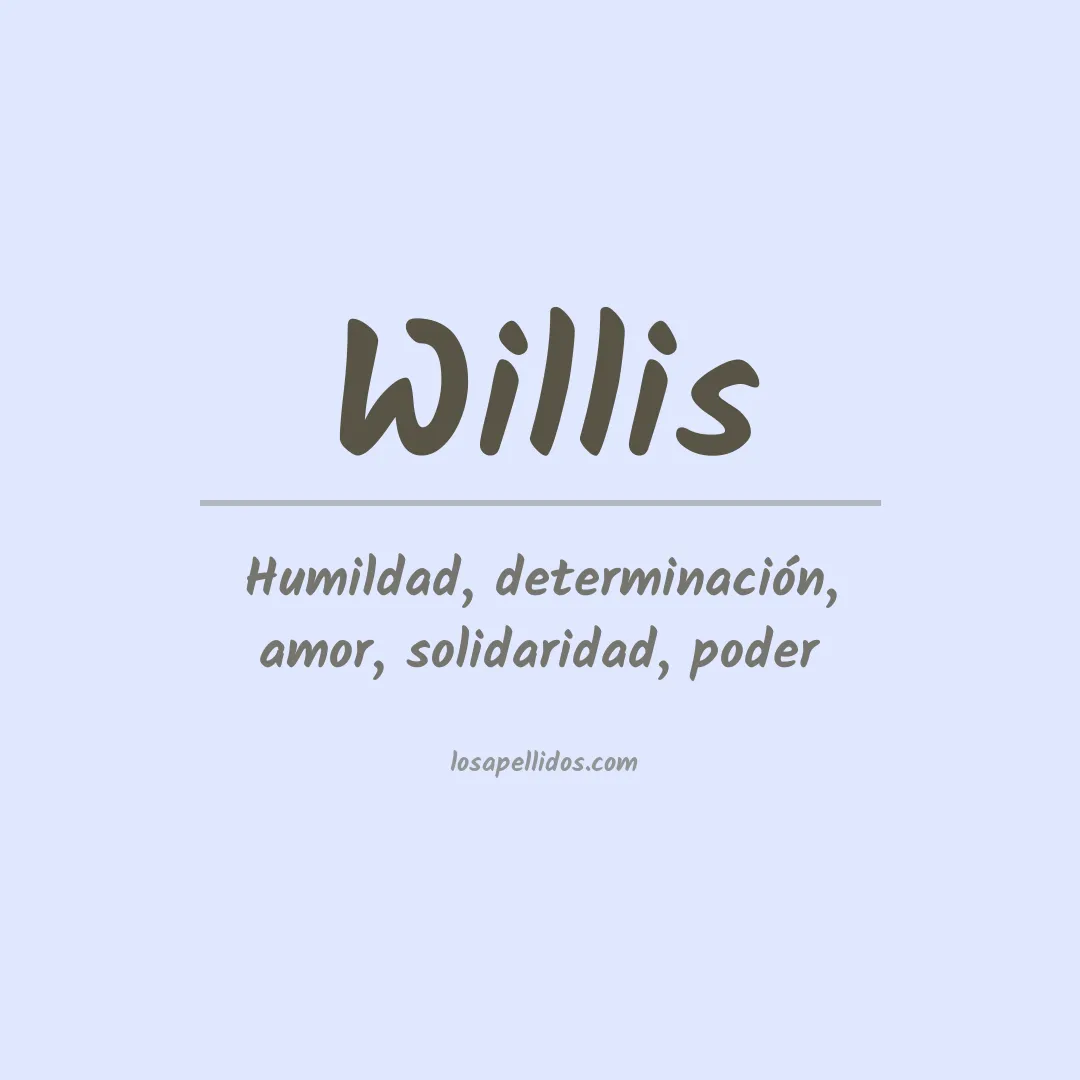 Apellido Willis