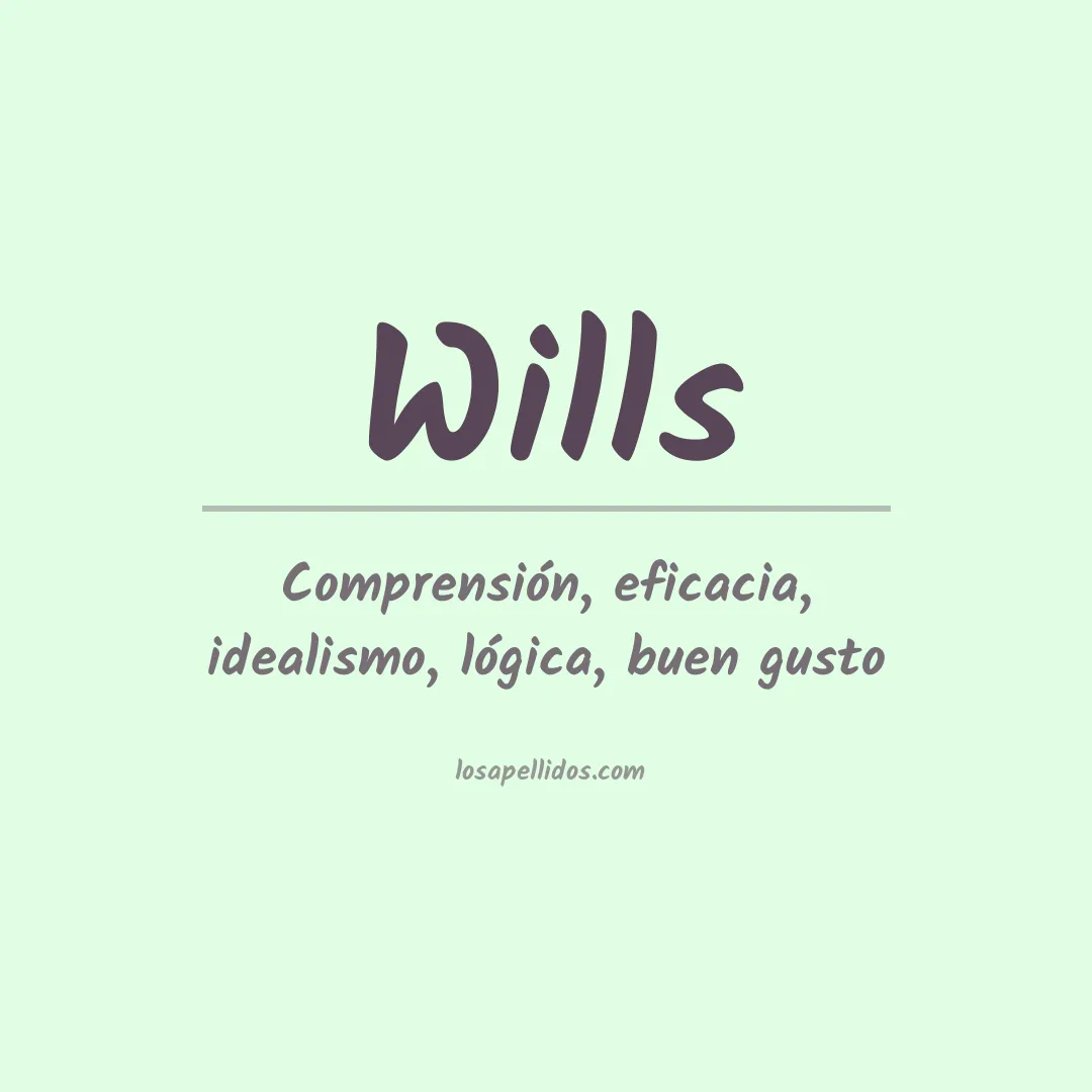 Apellido Wills