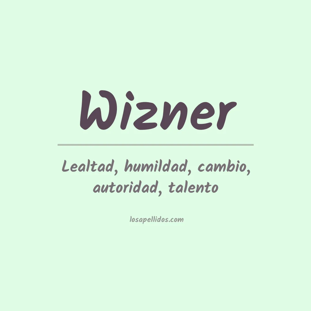 Apellido Wizner