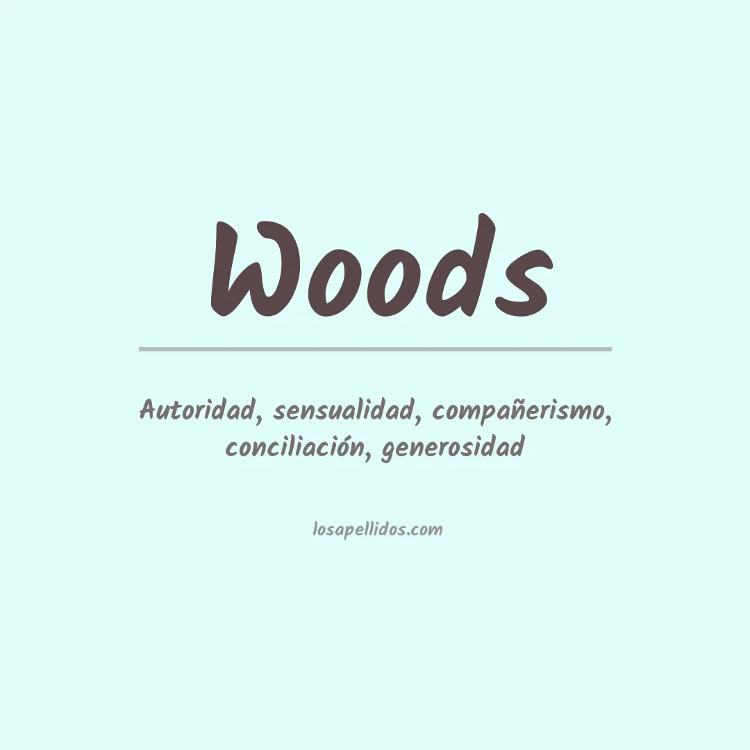 Apellido Woods