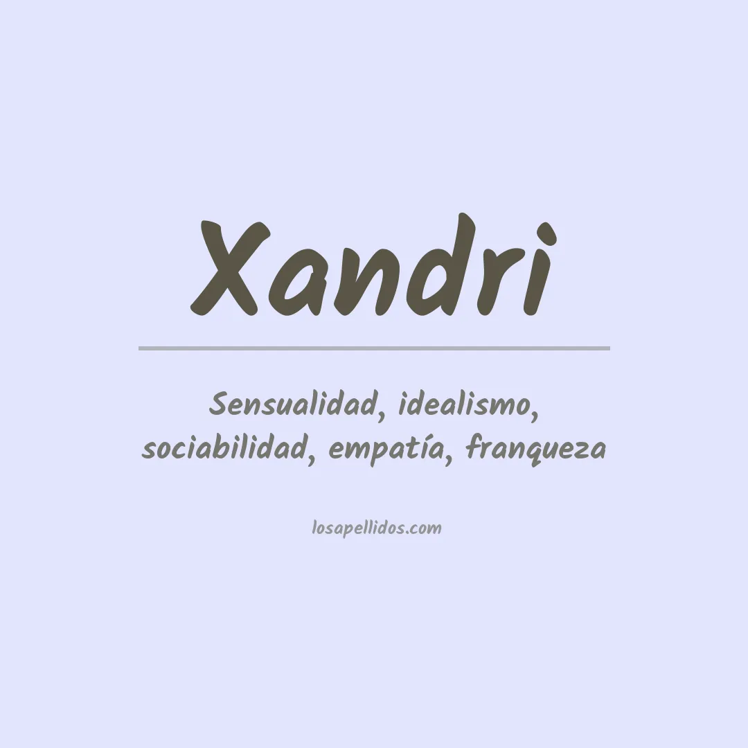 Apellido Xandri