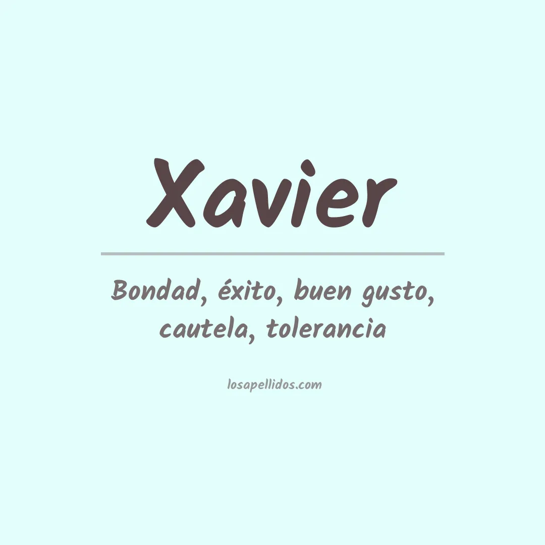 Apellido Xavier