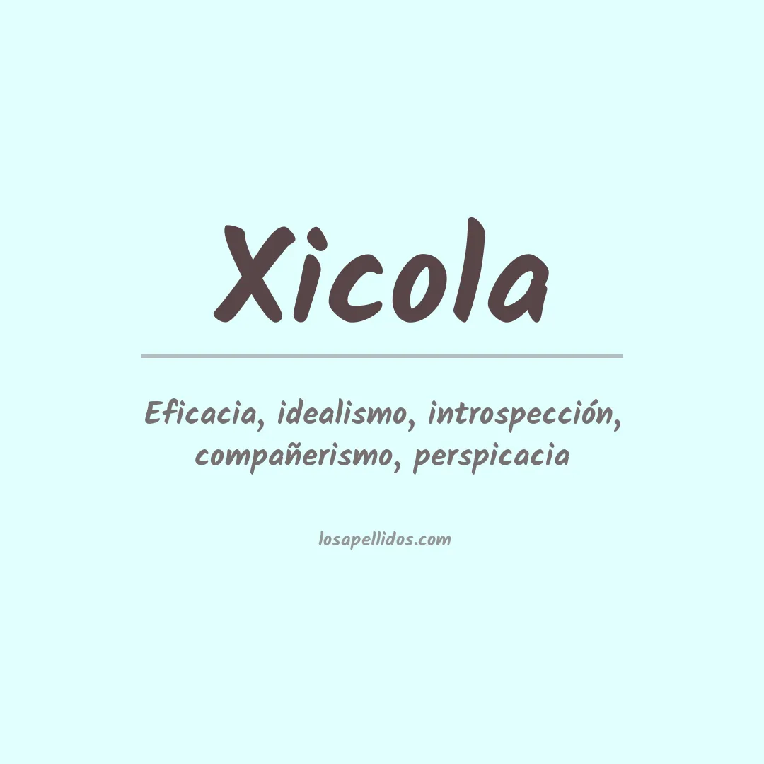 Apellido Xicola