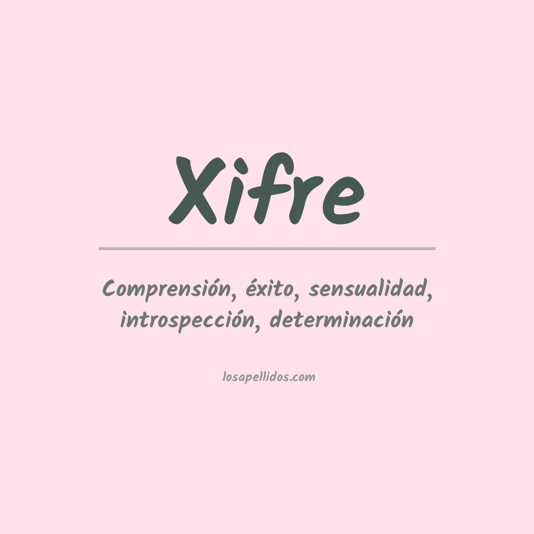 Apellido Xifre