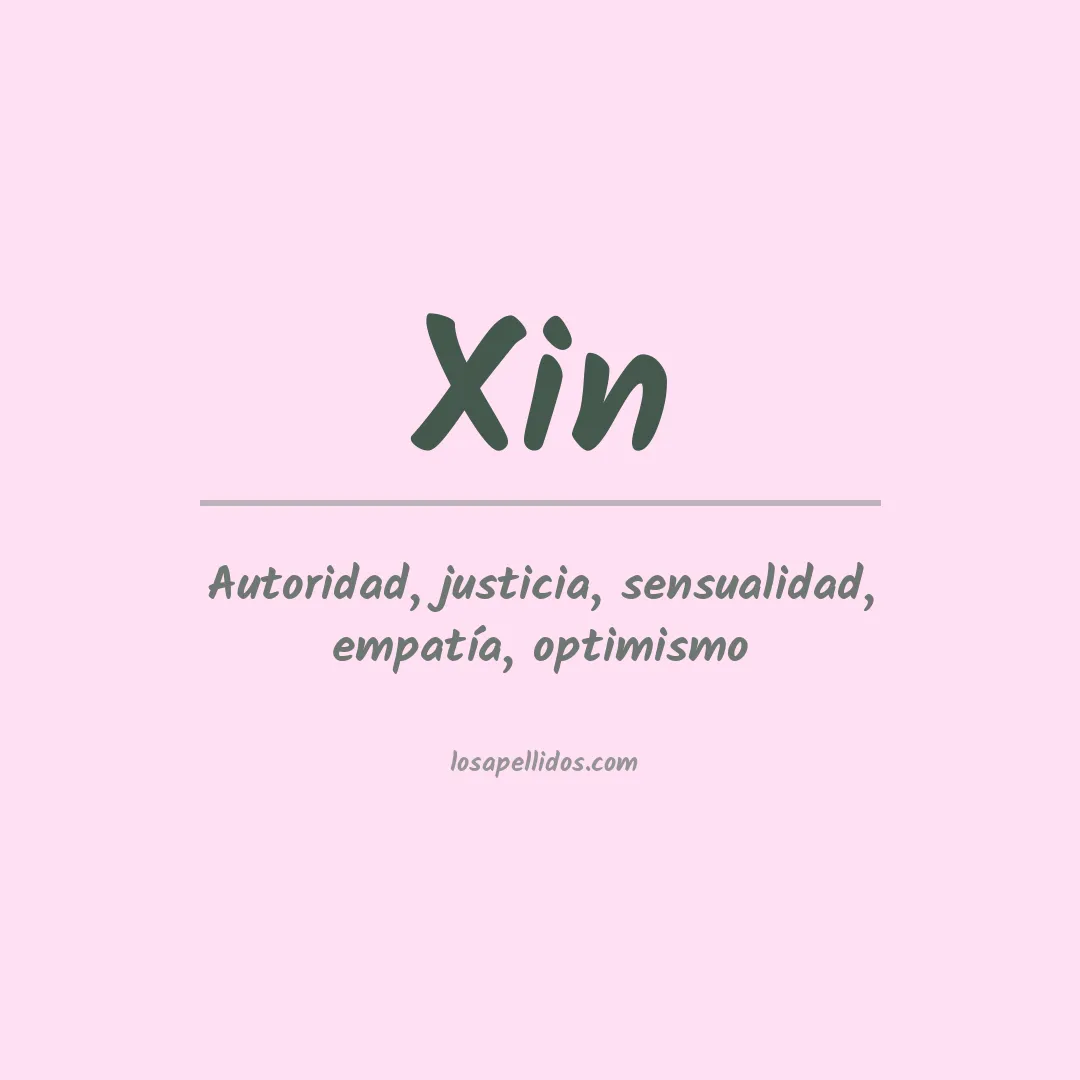 Apellido Xin
