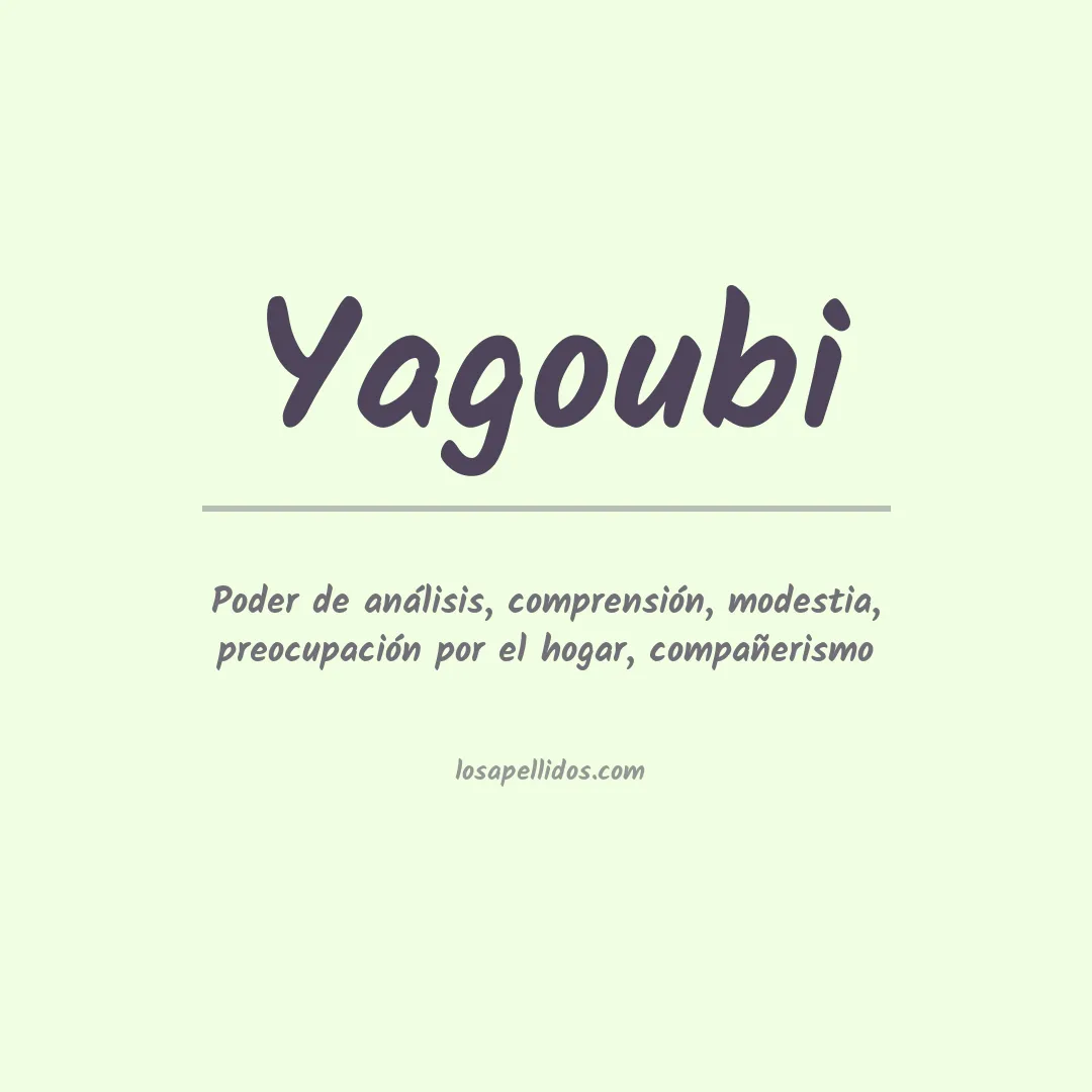 Apellido Yagoubi