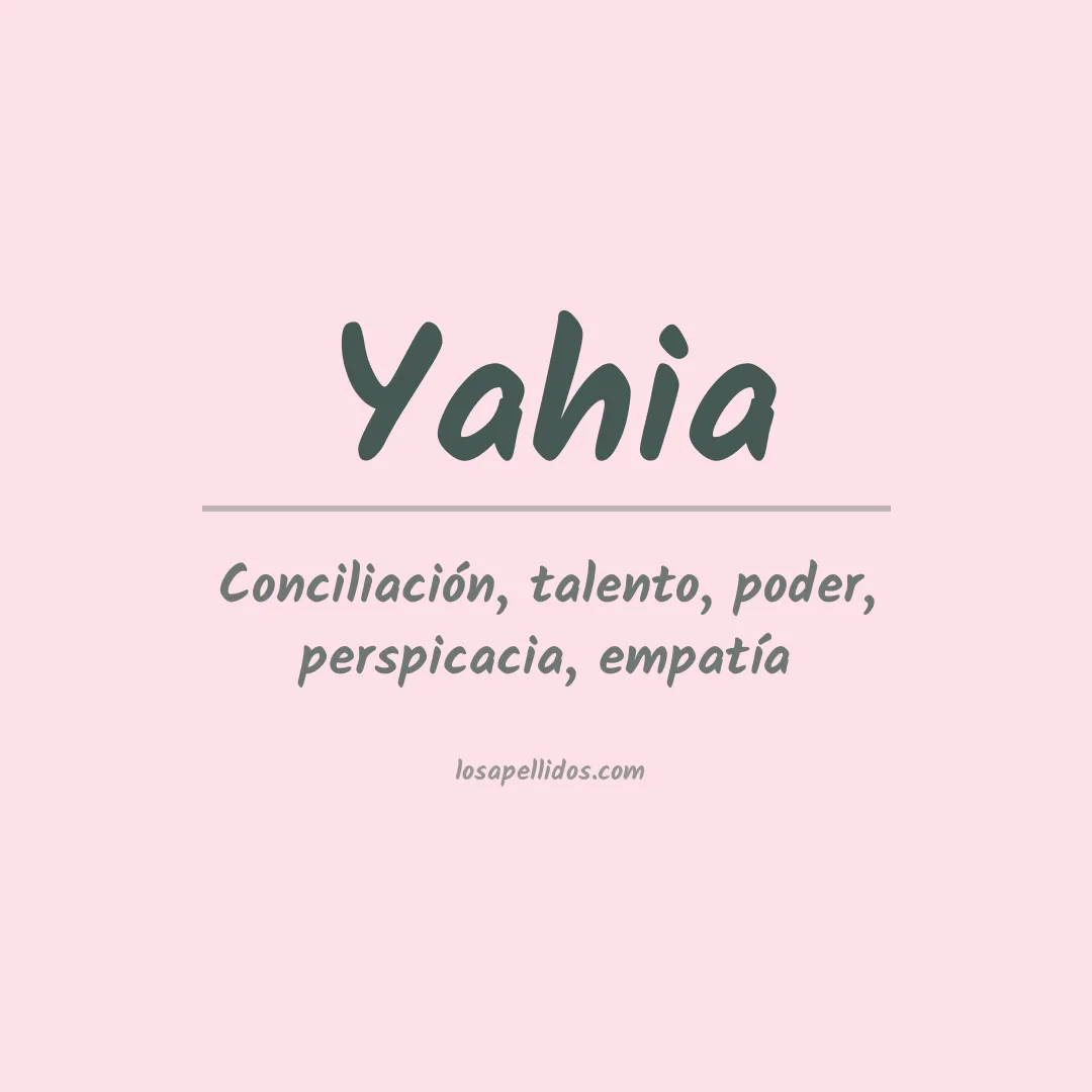 Apellido Yahia