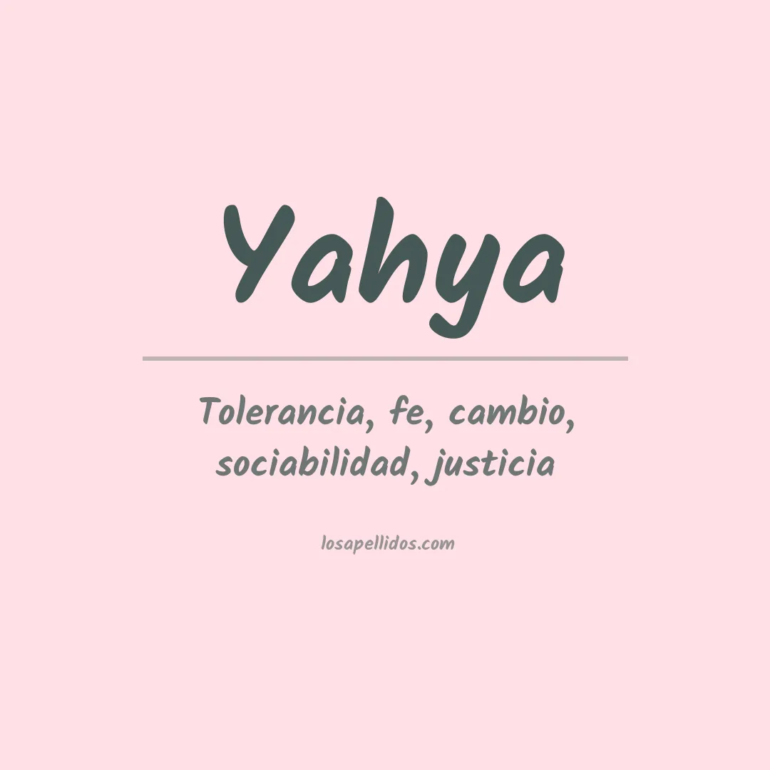 Apellido Yahya