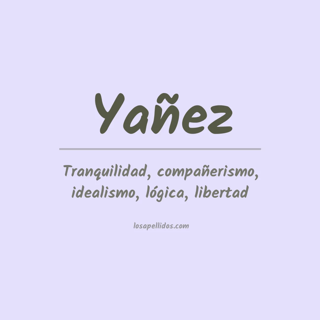 Apellido Yañez