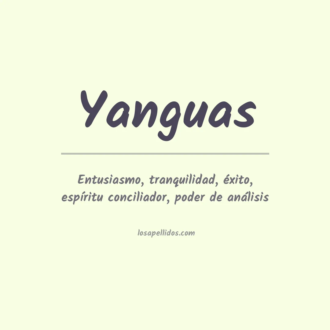 Apellido Yanguas