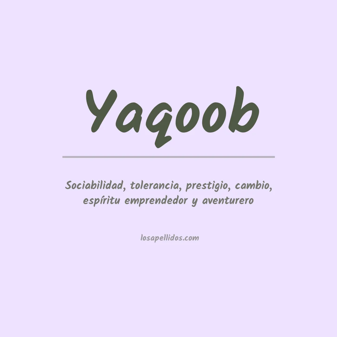 Apellido Yaqoob