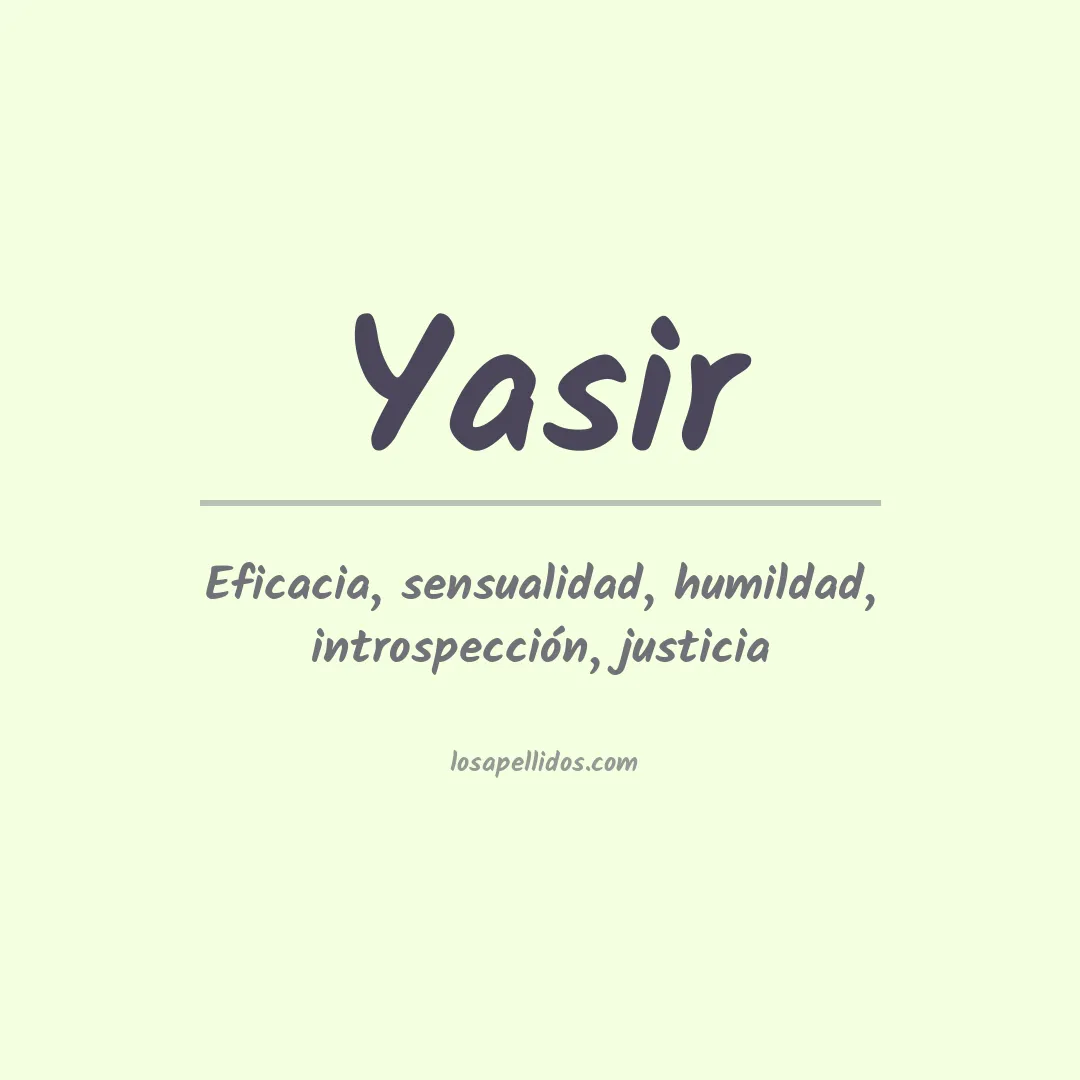 Apellido Yasir