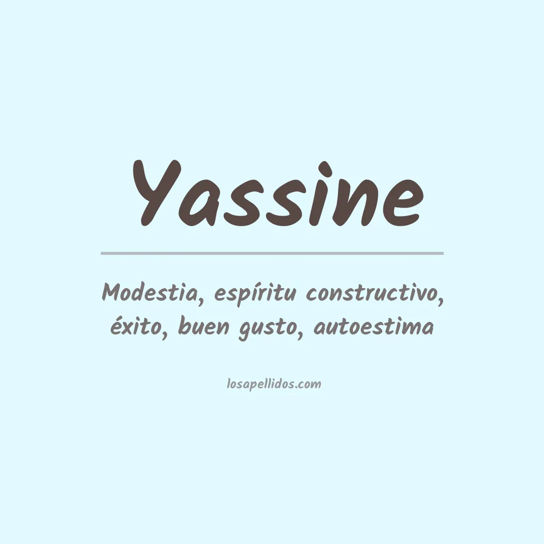 Apellido Yassine