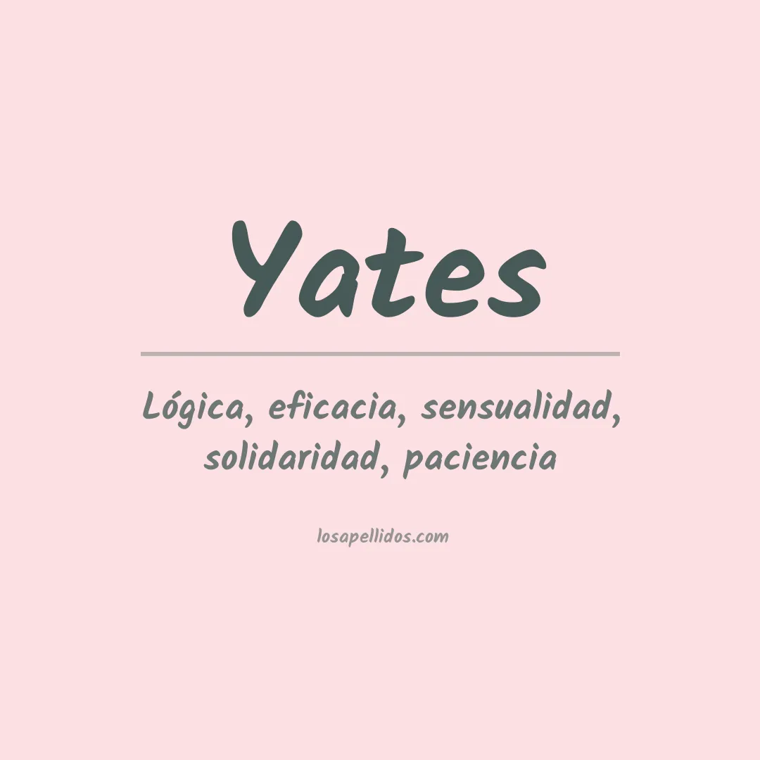 Apellido Yates