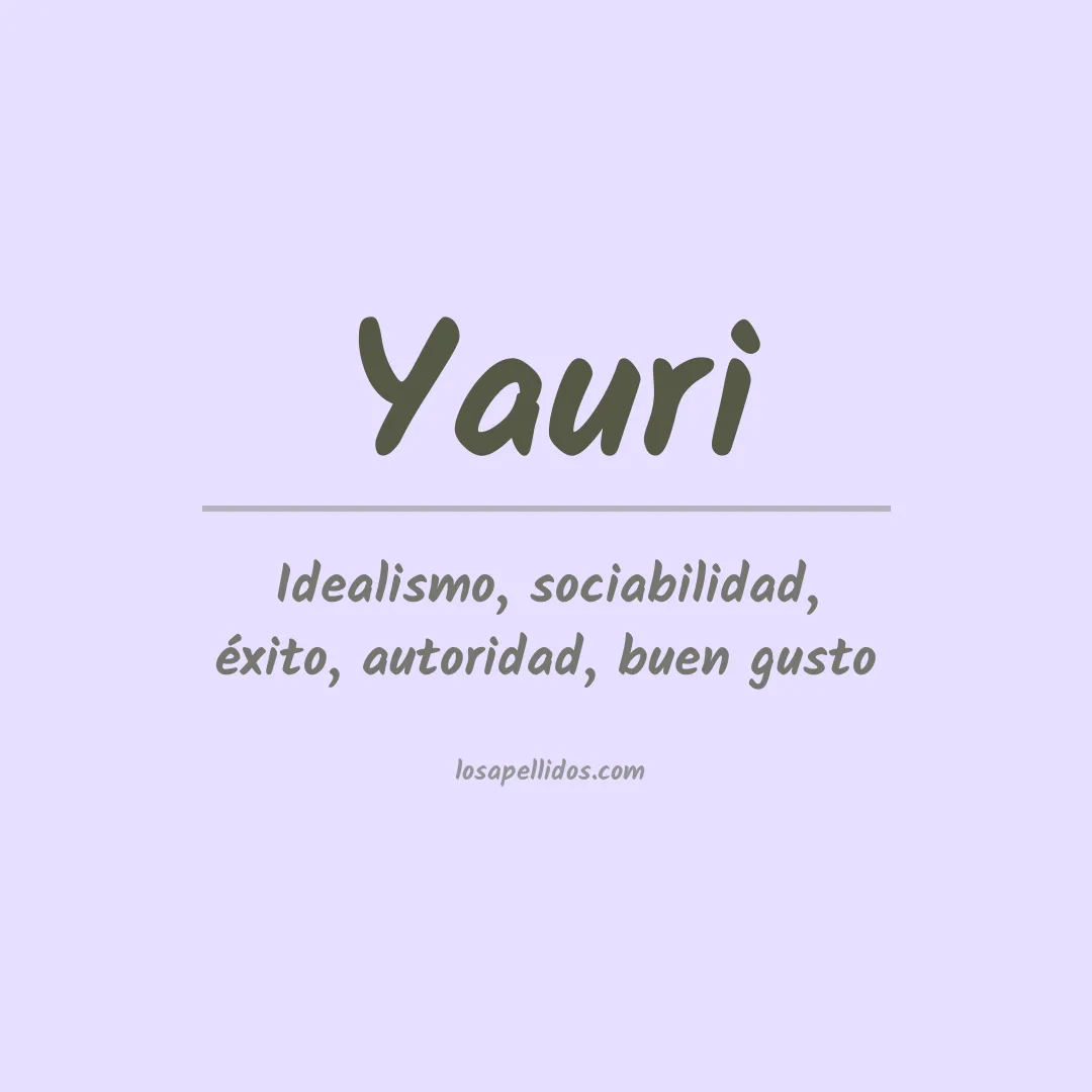 Apellido Yauri