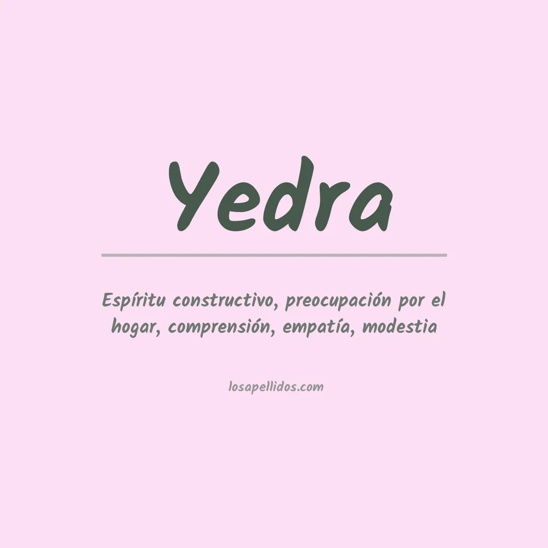 Apellido Yedra