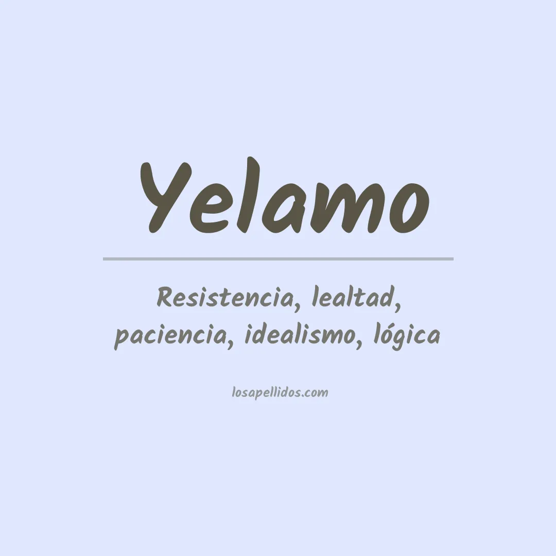Apellido Yelamo