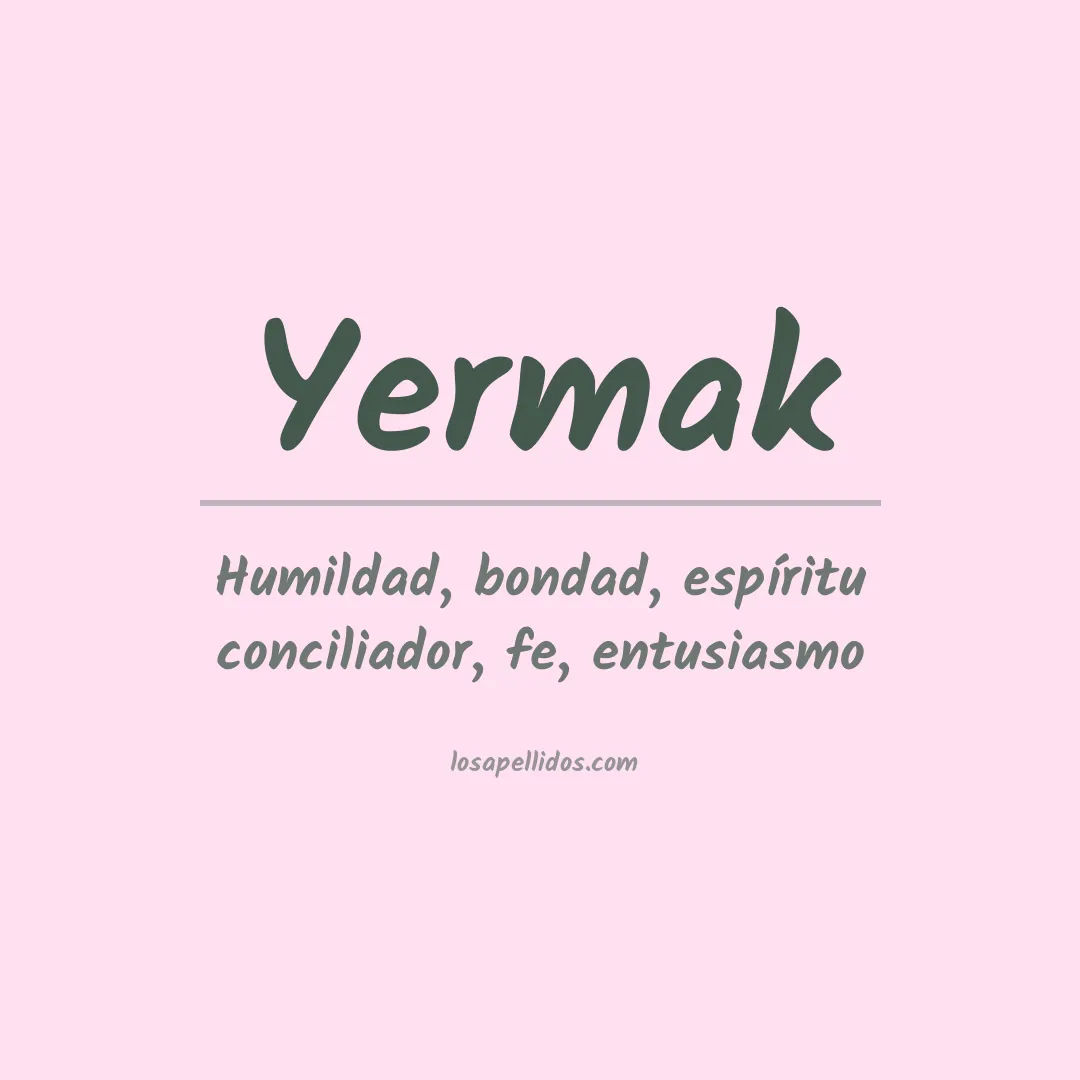 Apellido Yermak