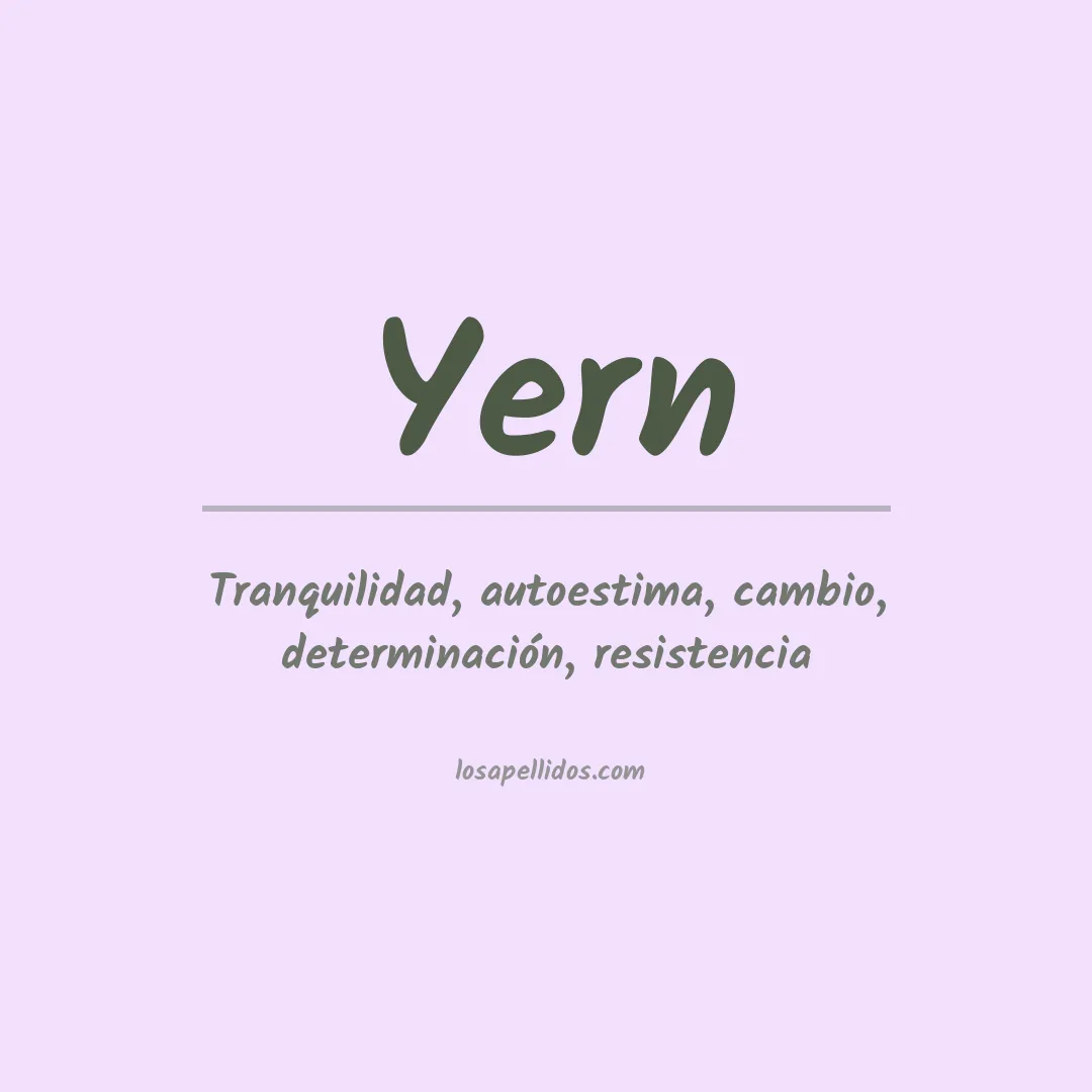 Apellido Yern