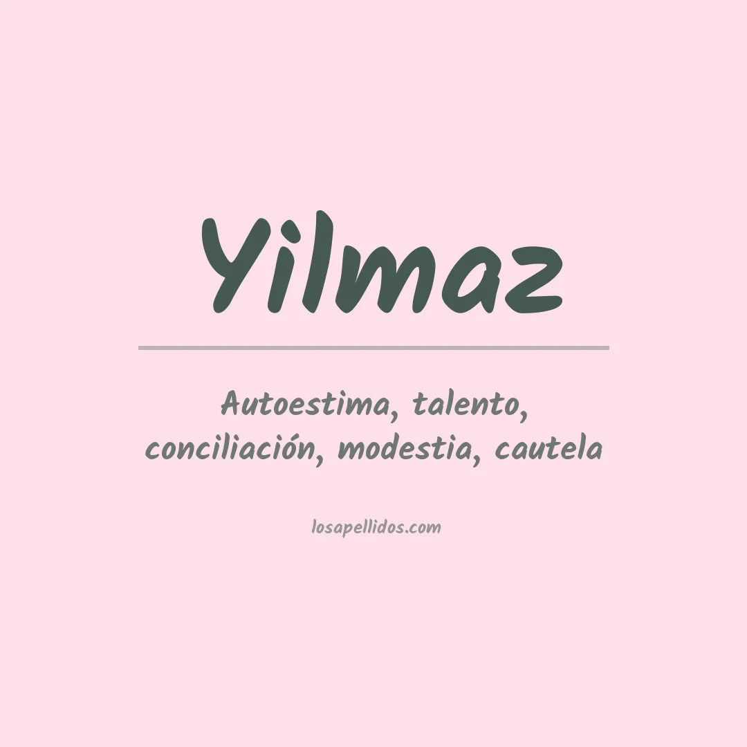 Apellido Yilmaz