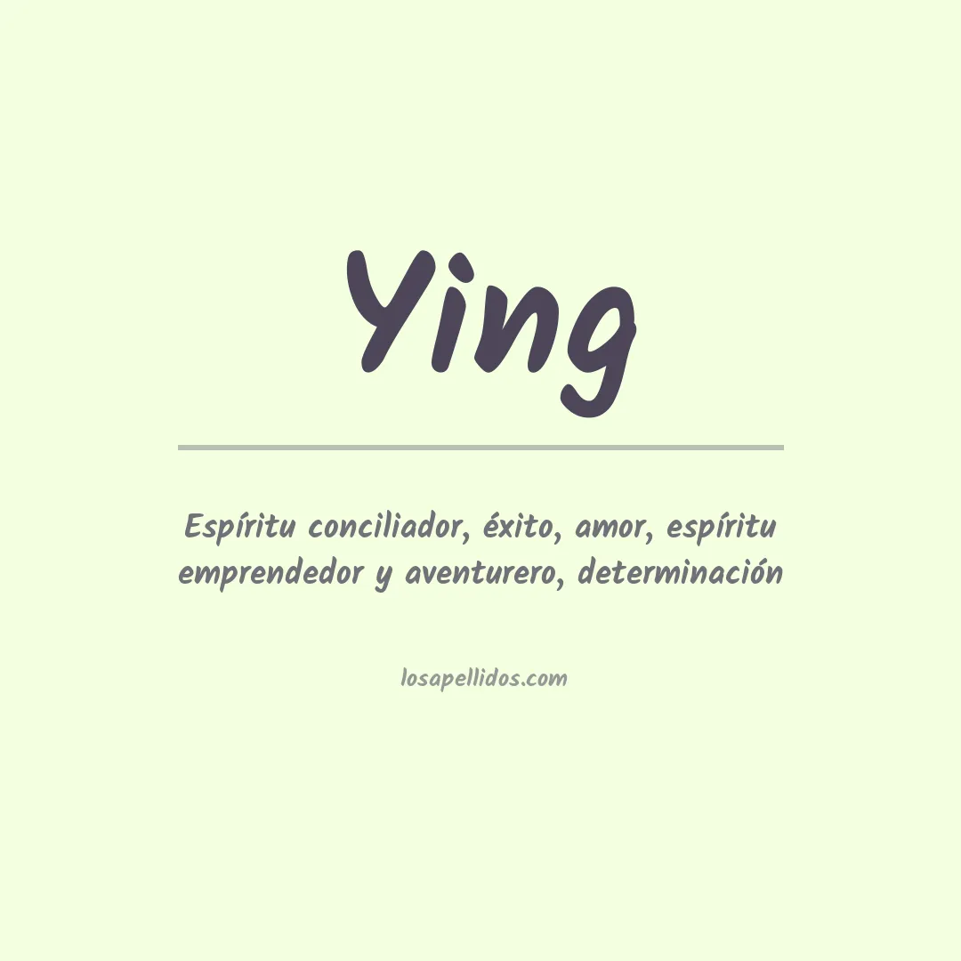 Apellido Ying