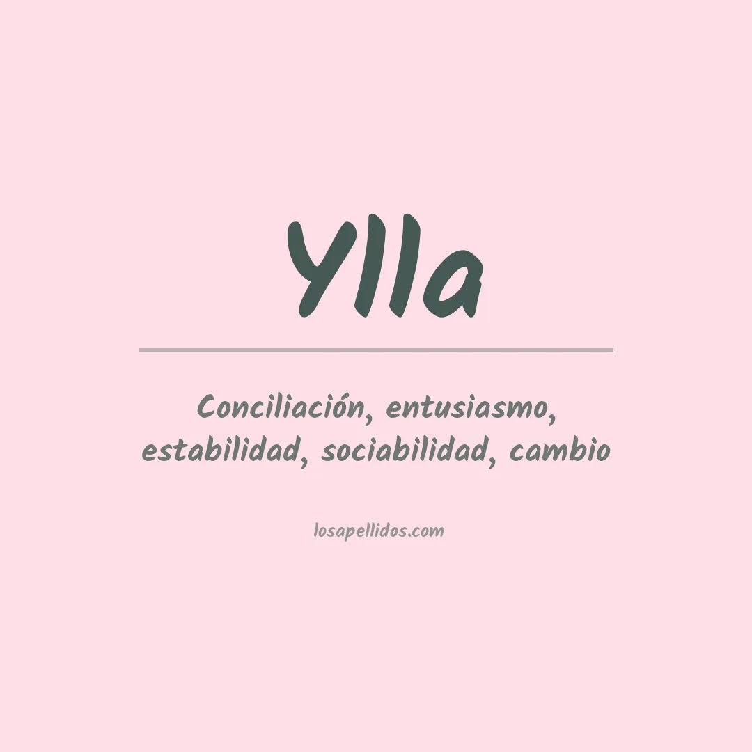 Apellido Ylla
