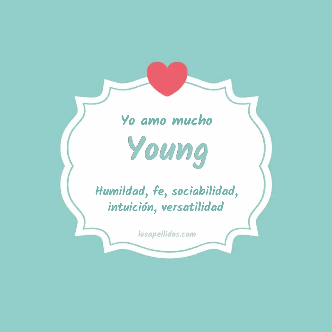 Yo amo mucho Young