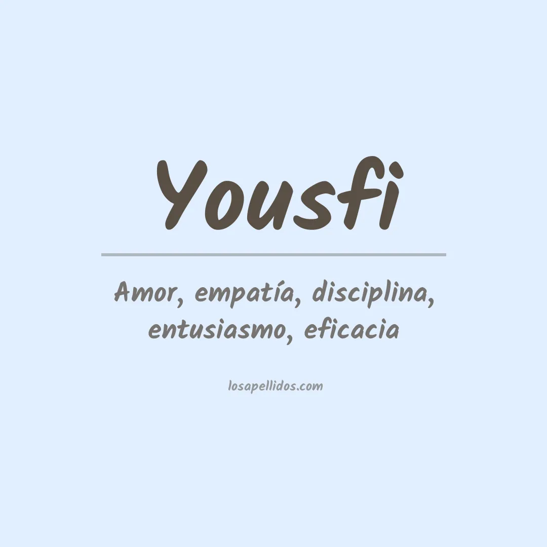 Apellido Yousfi