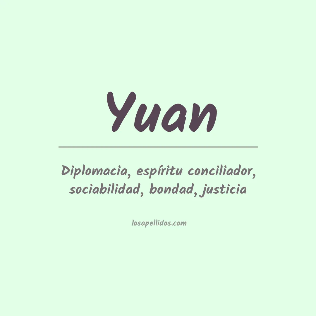 Apellido Yuan