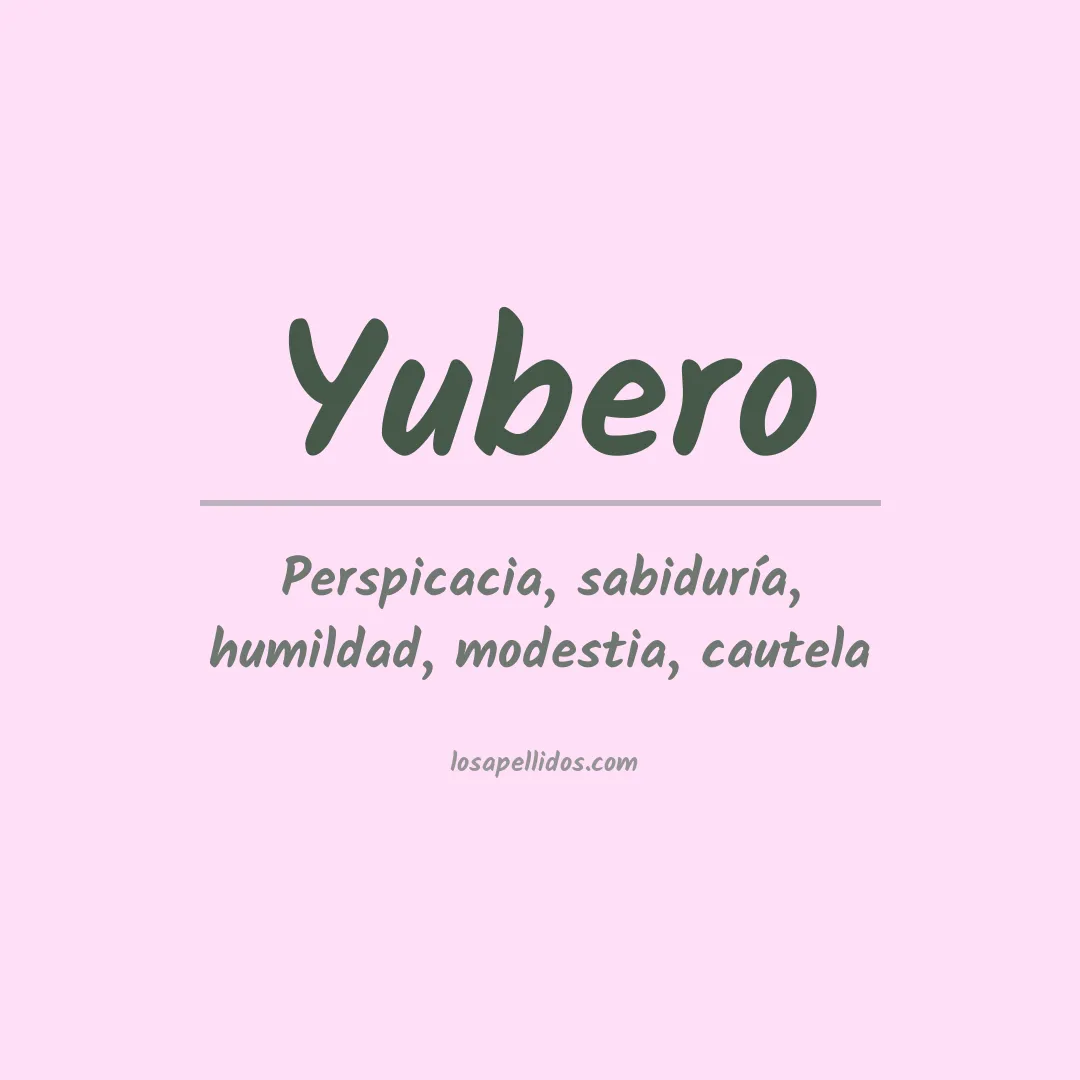 Apellido Yubero