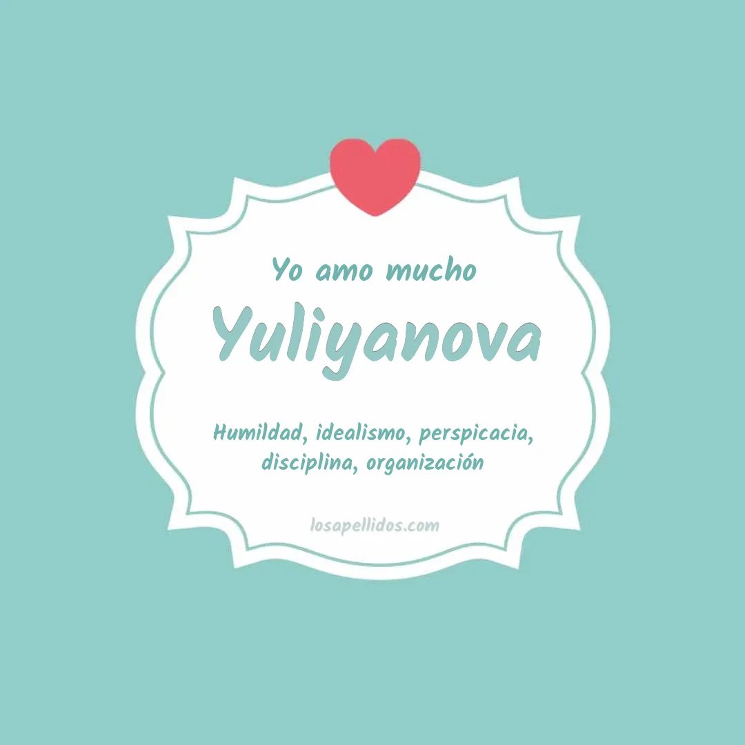 Yo amo mucho Yuliyanova