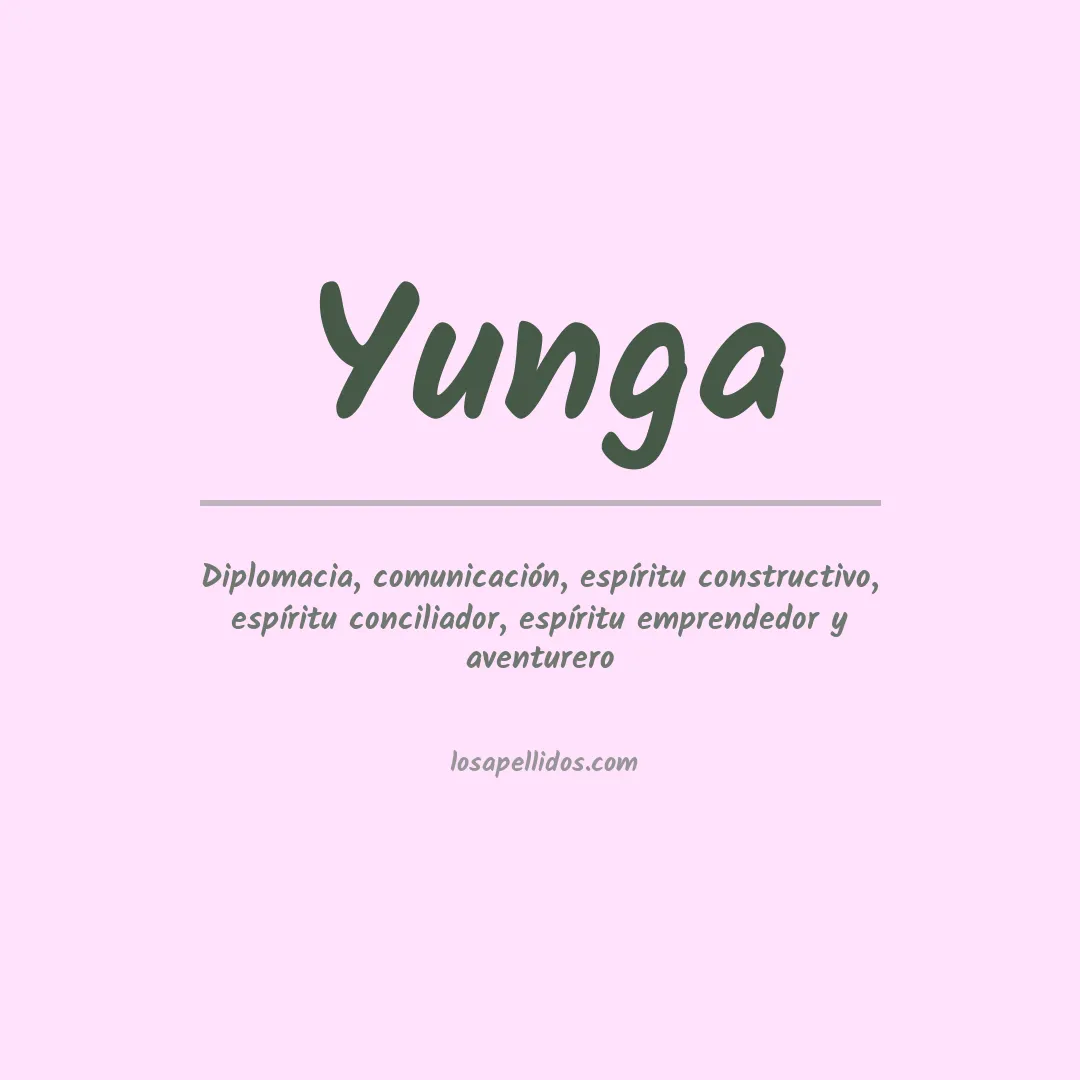 Apellido Yunga