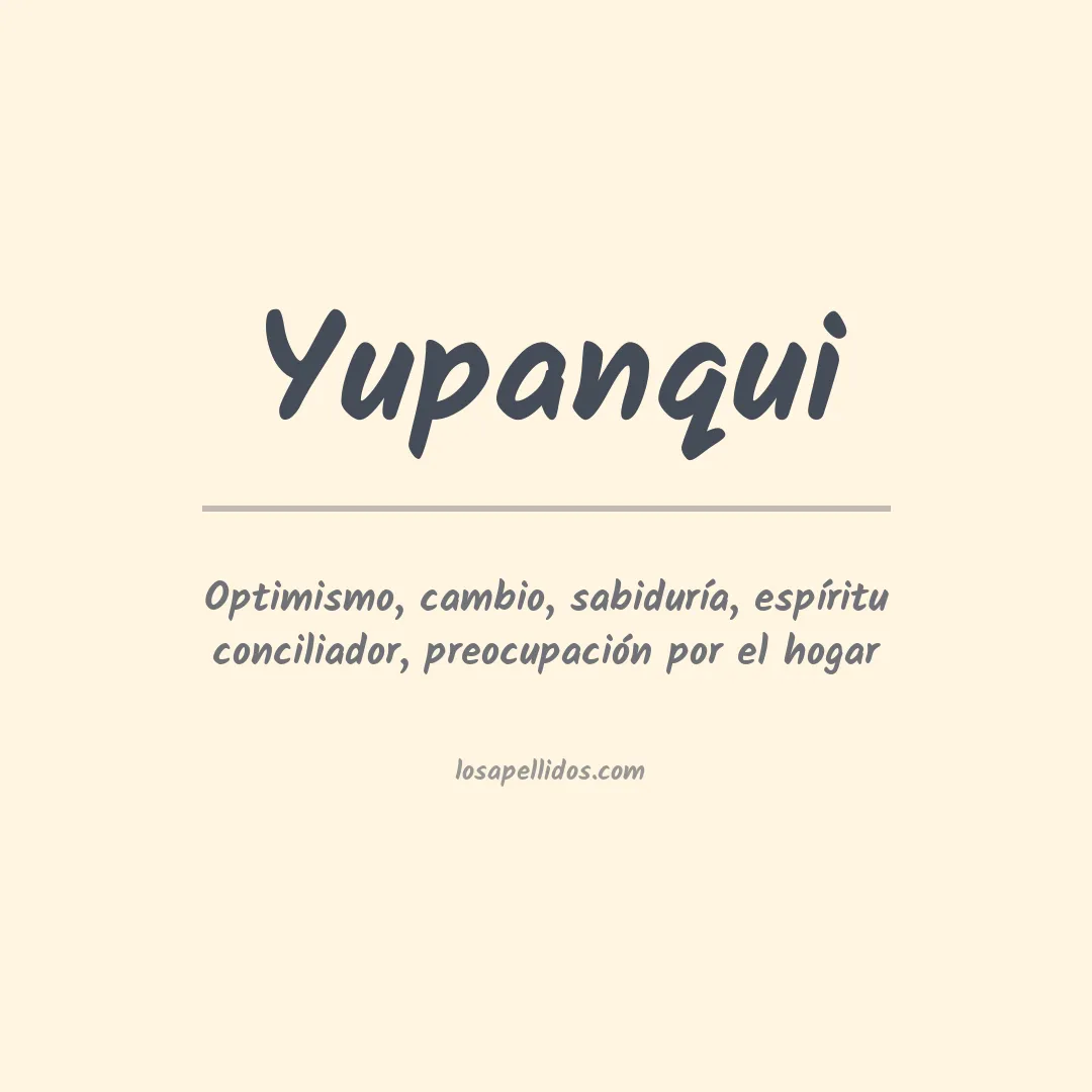 Apellido Yupanqui