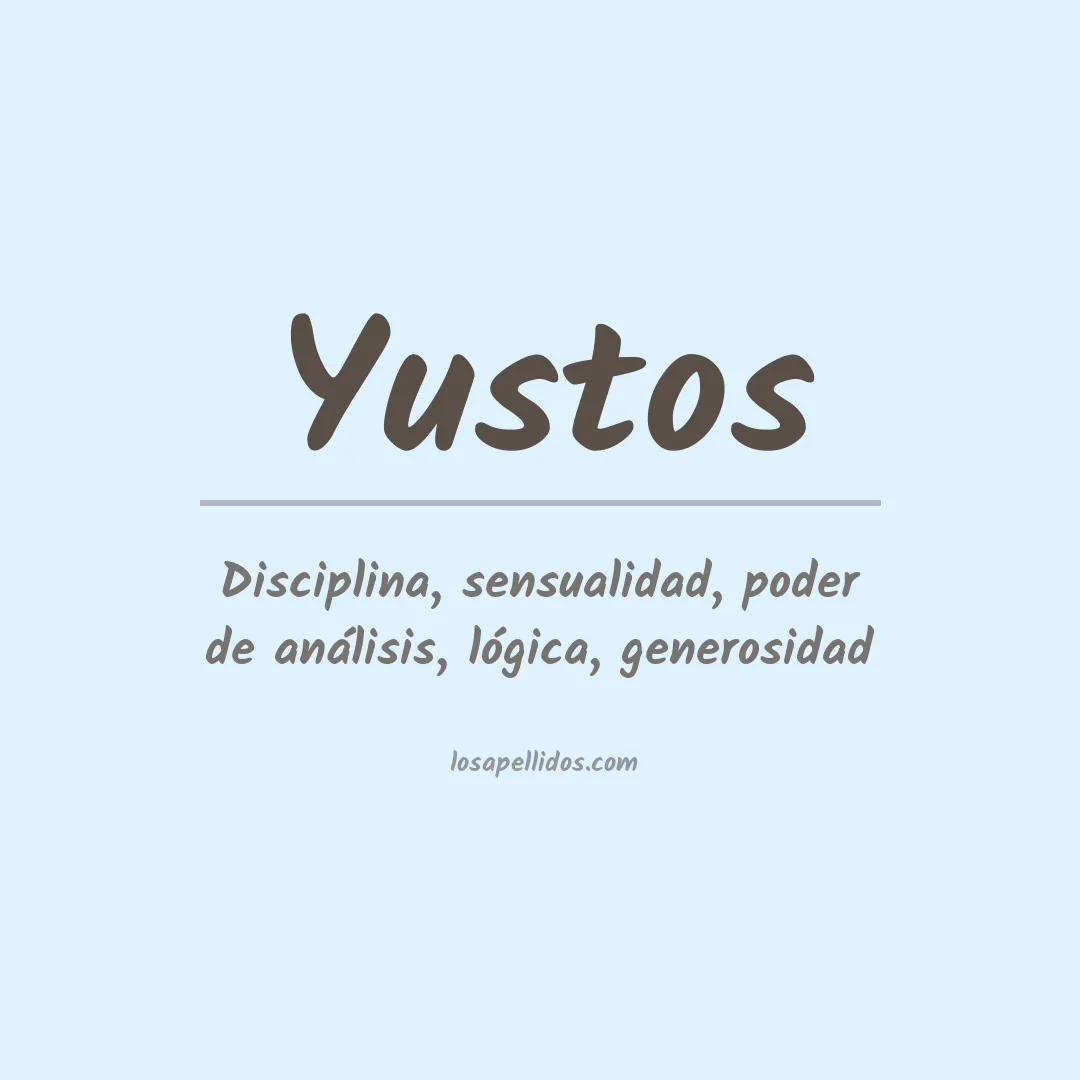 Apellido Yustos