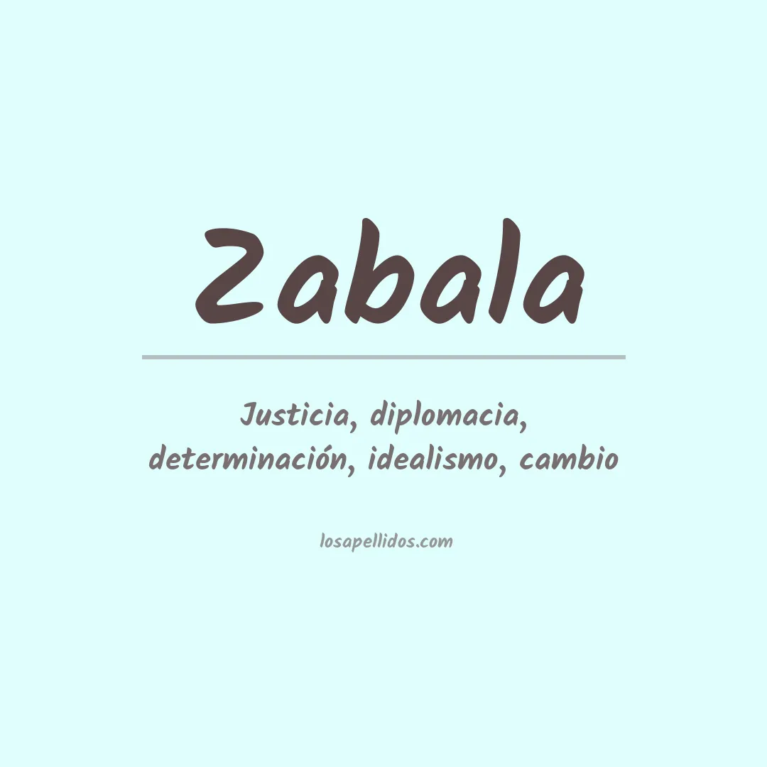 Apellido Zabala