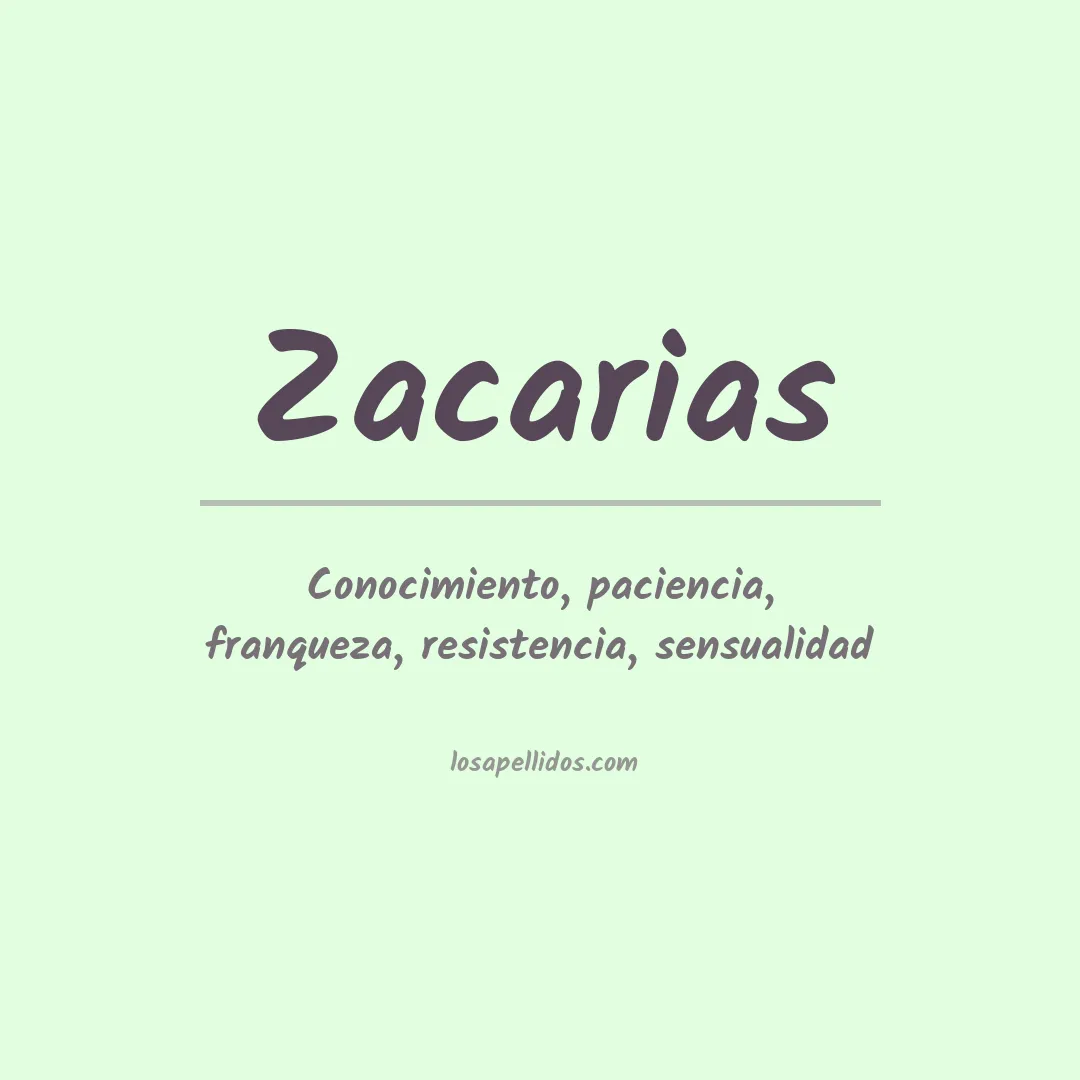 Apellido Zacarias