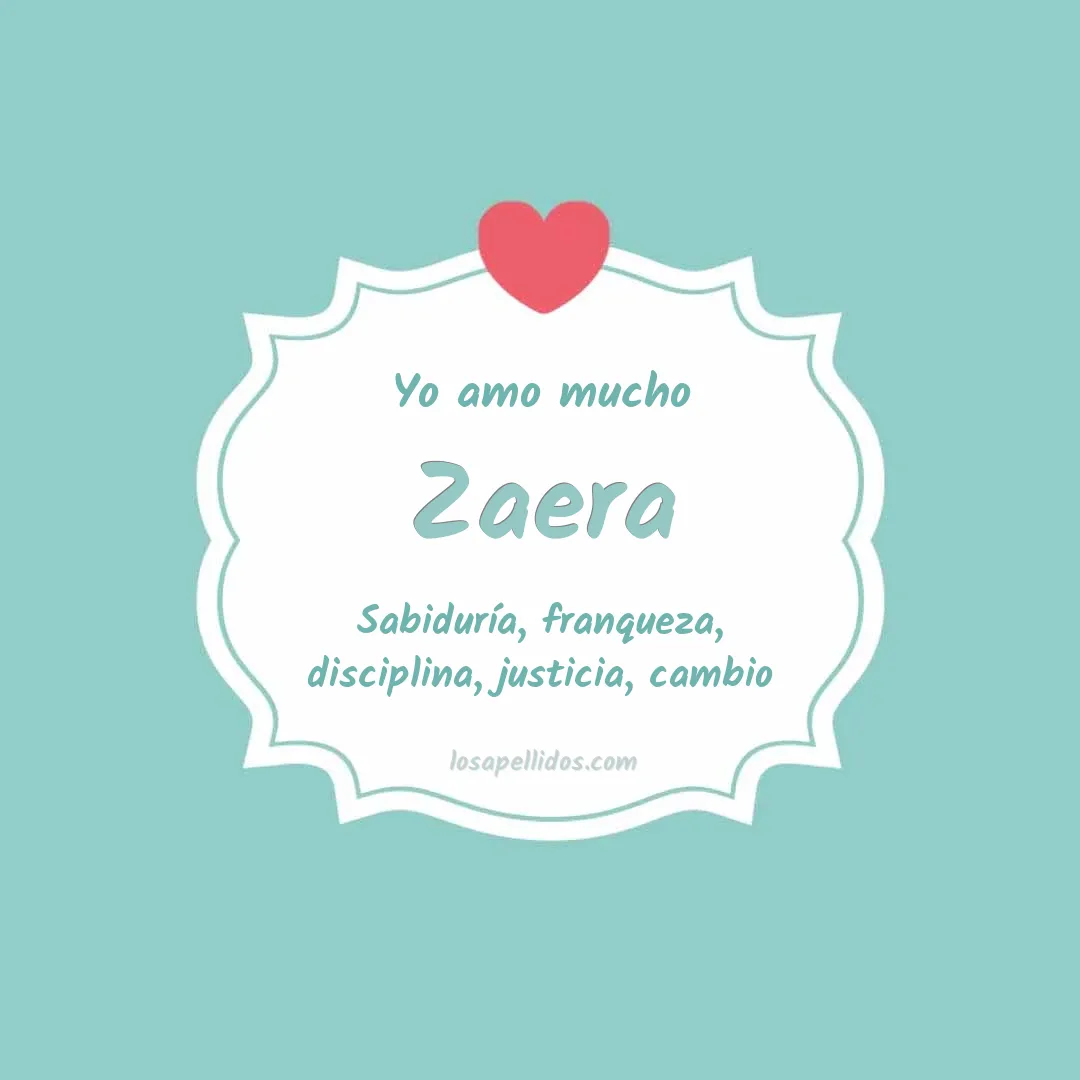 Yo amo mucho Zaera