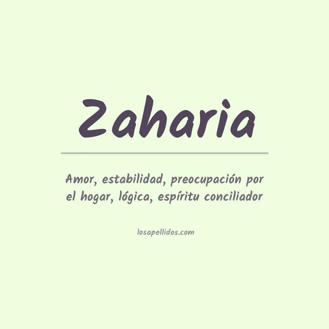 Apellido Zaharia