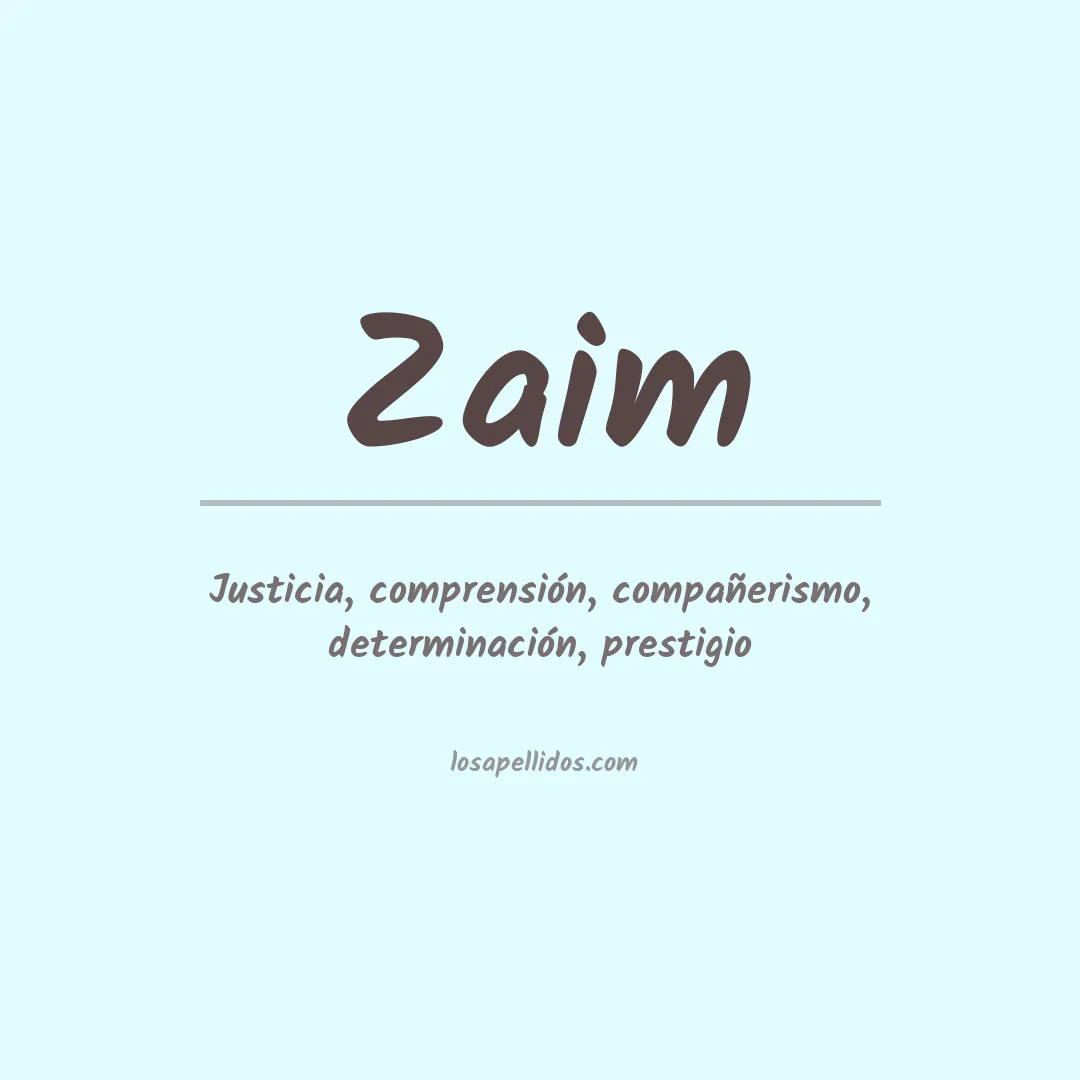 Apellido Zaim