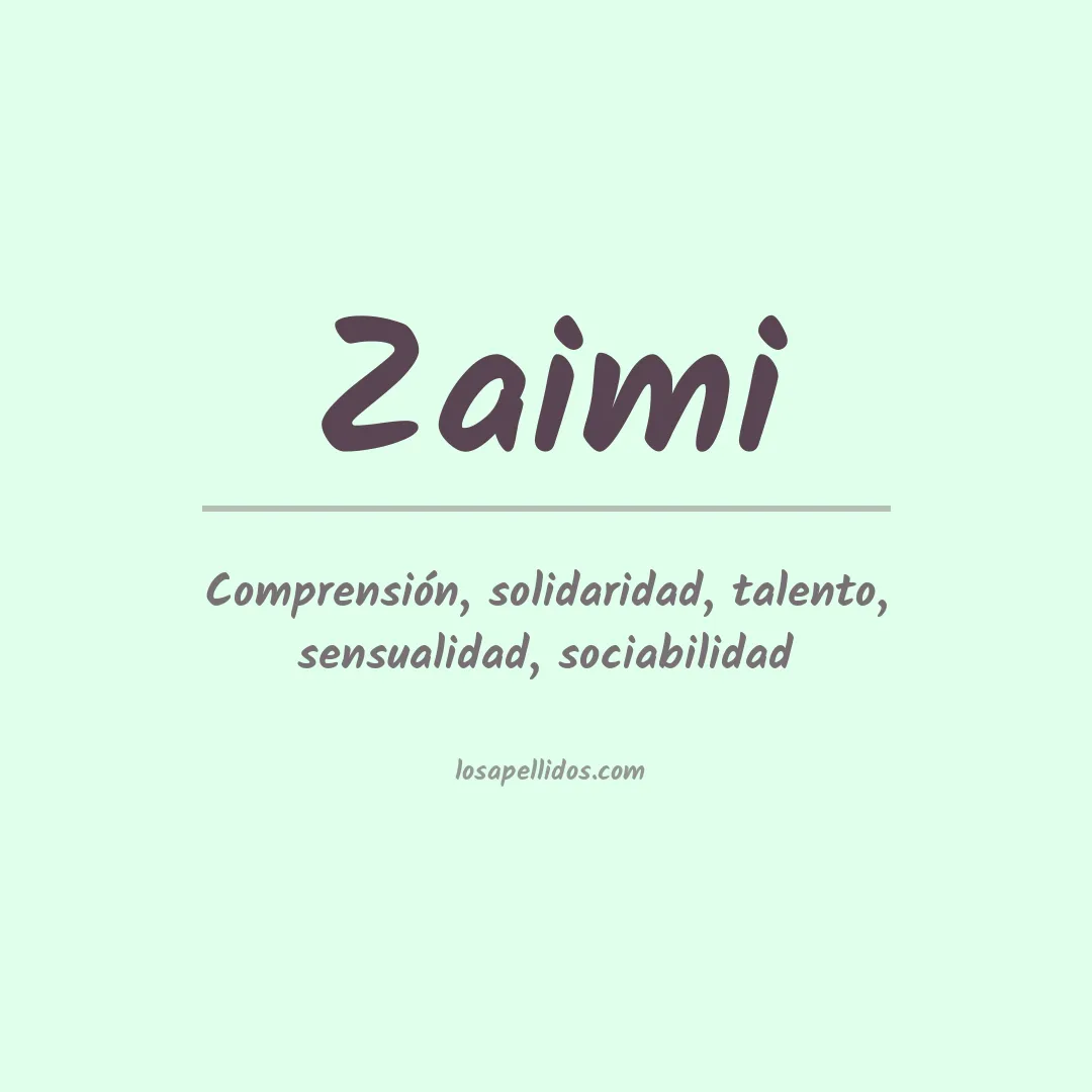 Apellido Zaimi