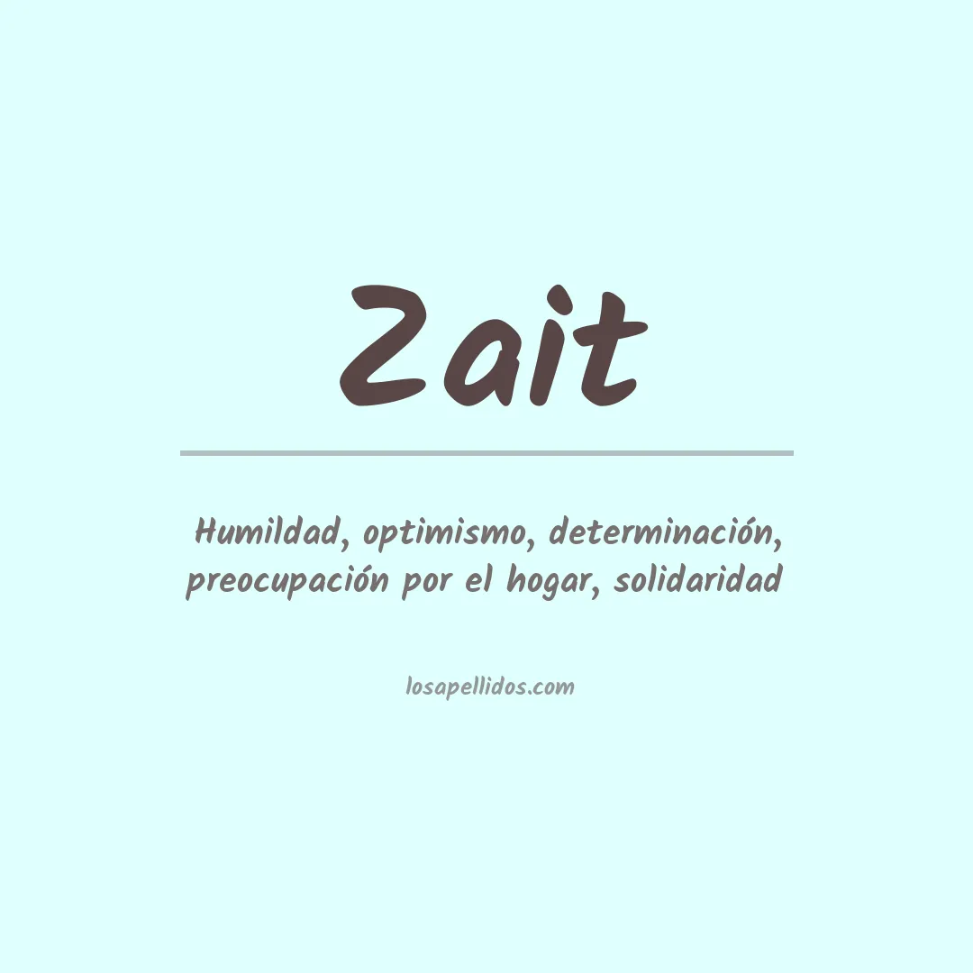 Apellido Zait