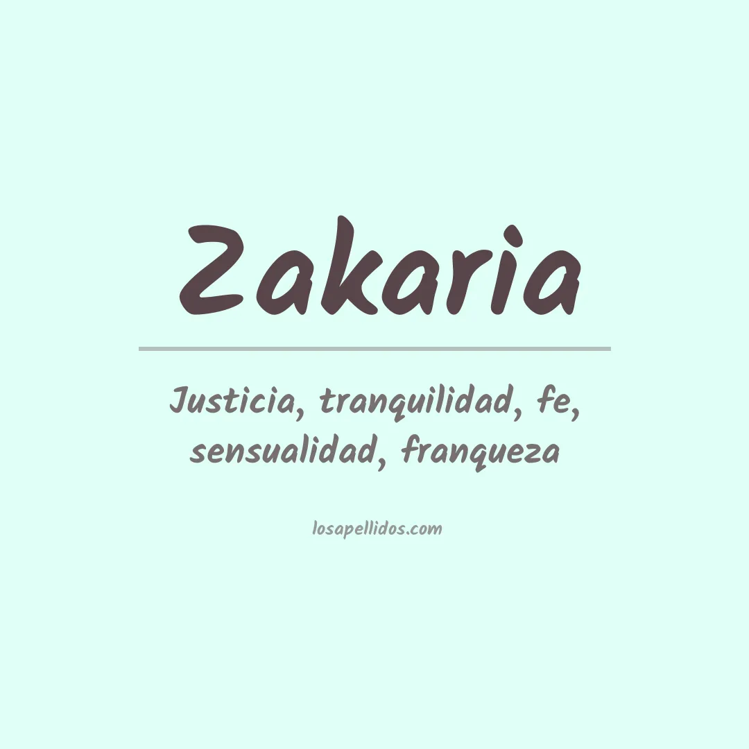 Apellido Zakaria