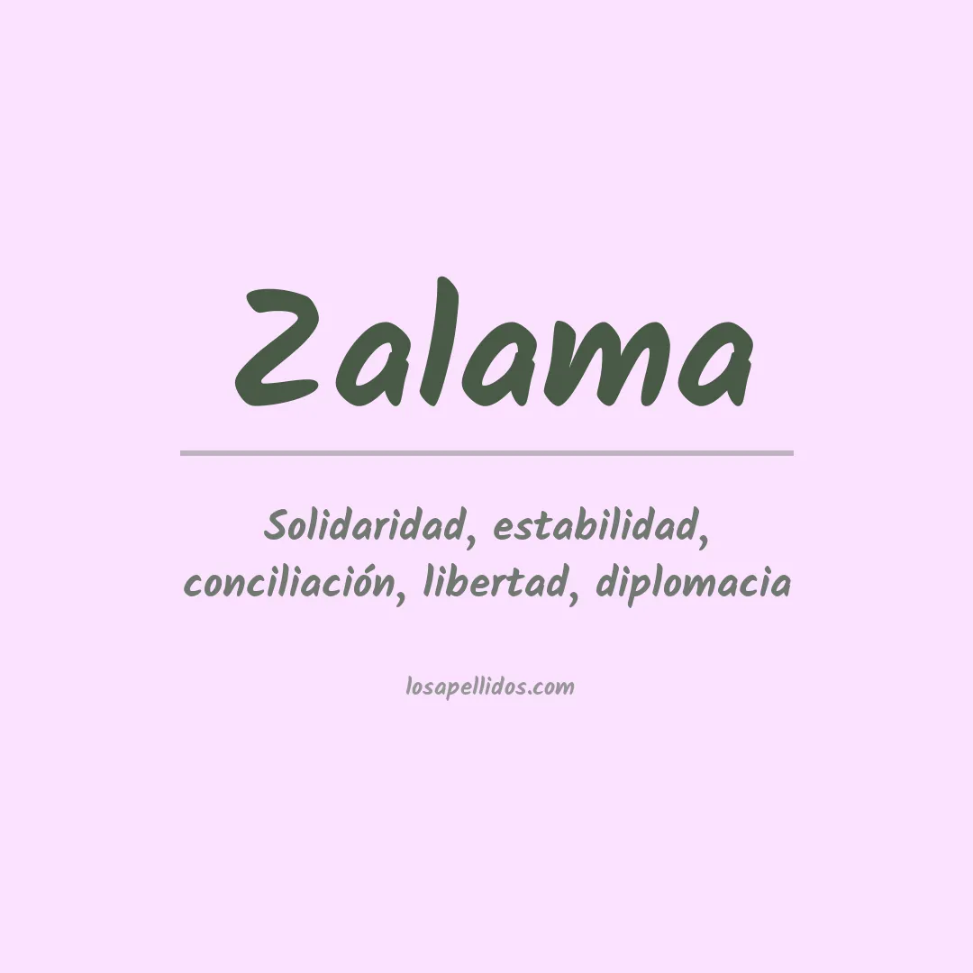 Apellido Zalama