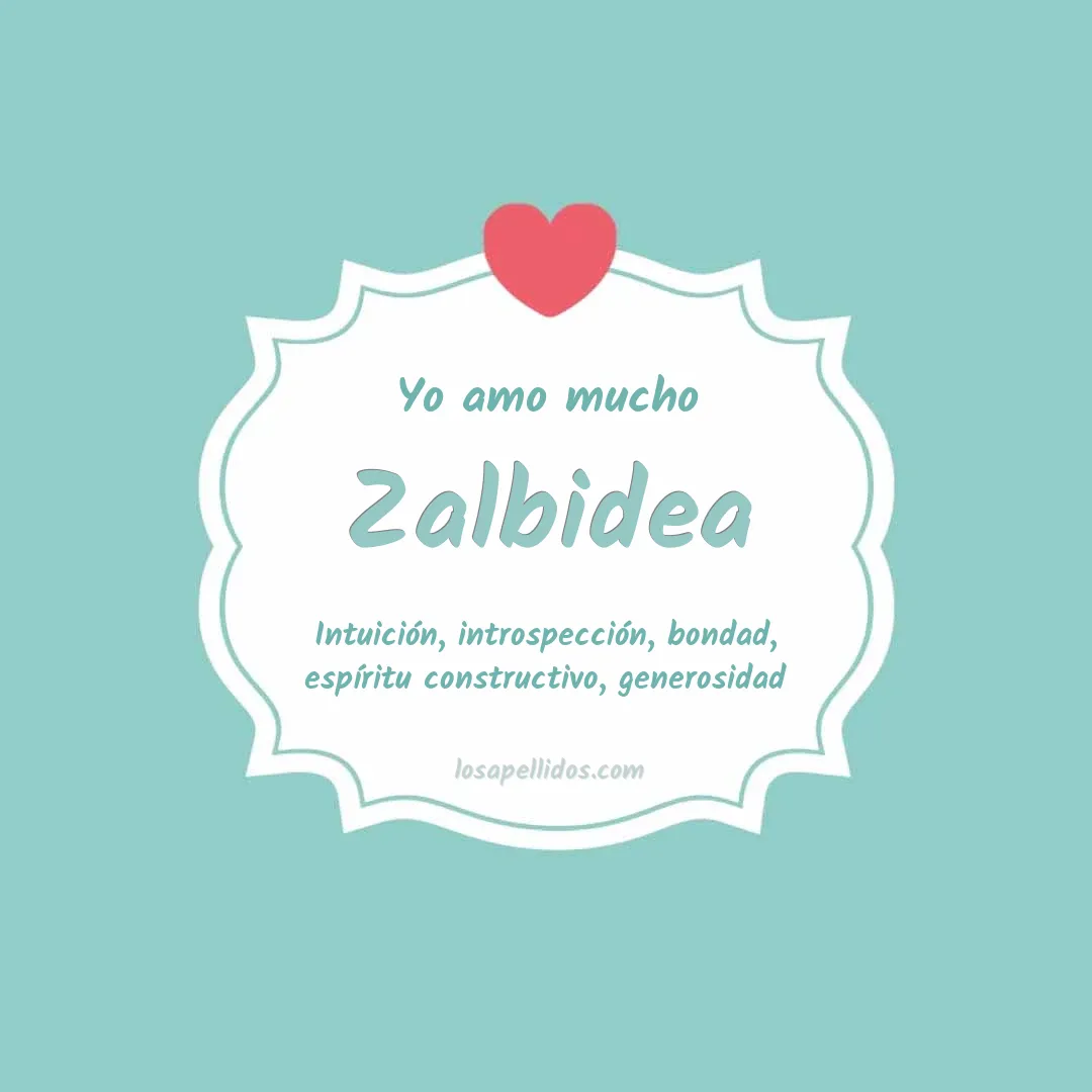 Yo amo mucho Zalbidea