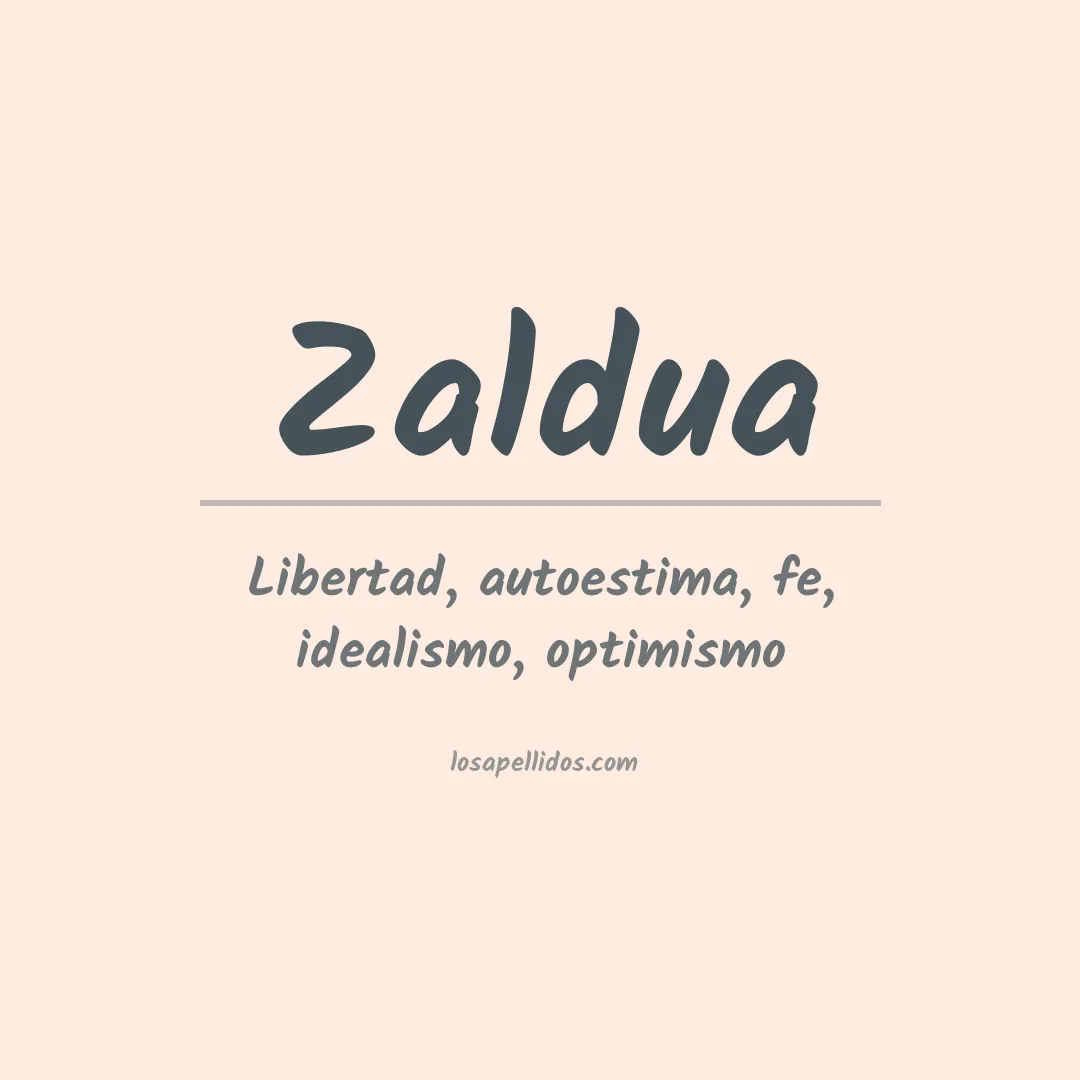 Apellido Zaldua
