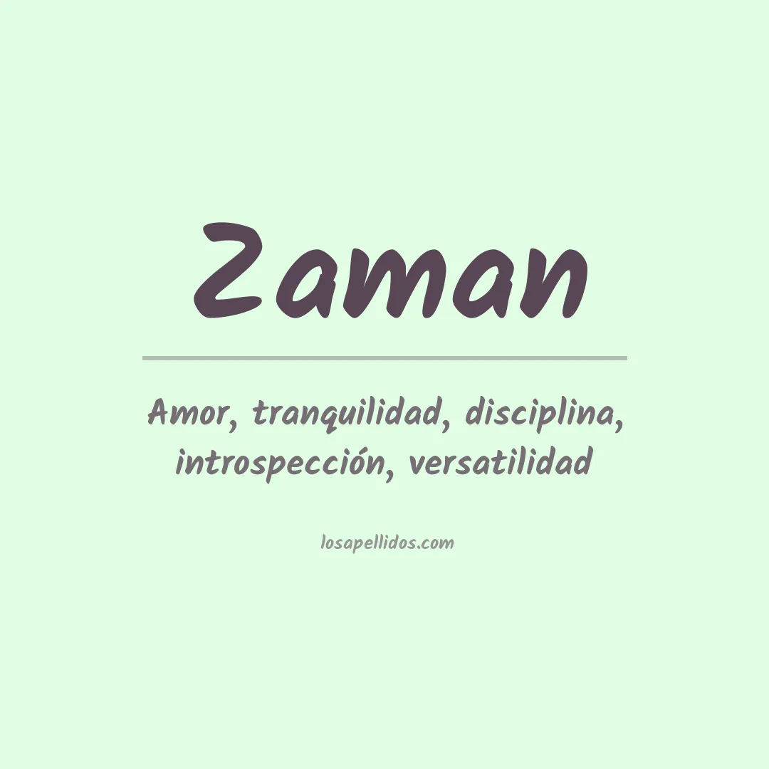 Apellido Zaman